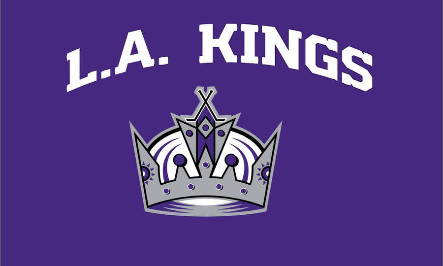 Los Angeles Kings Purple Logo Background