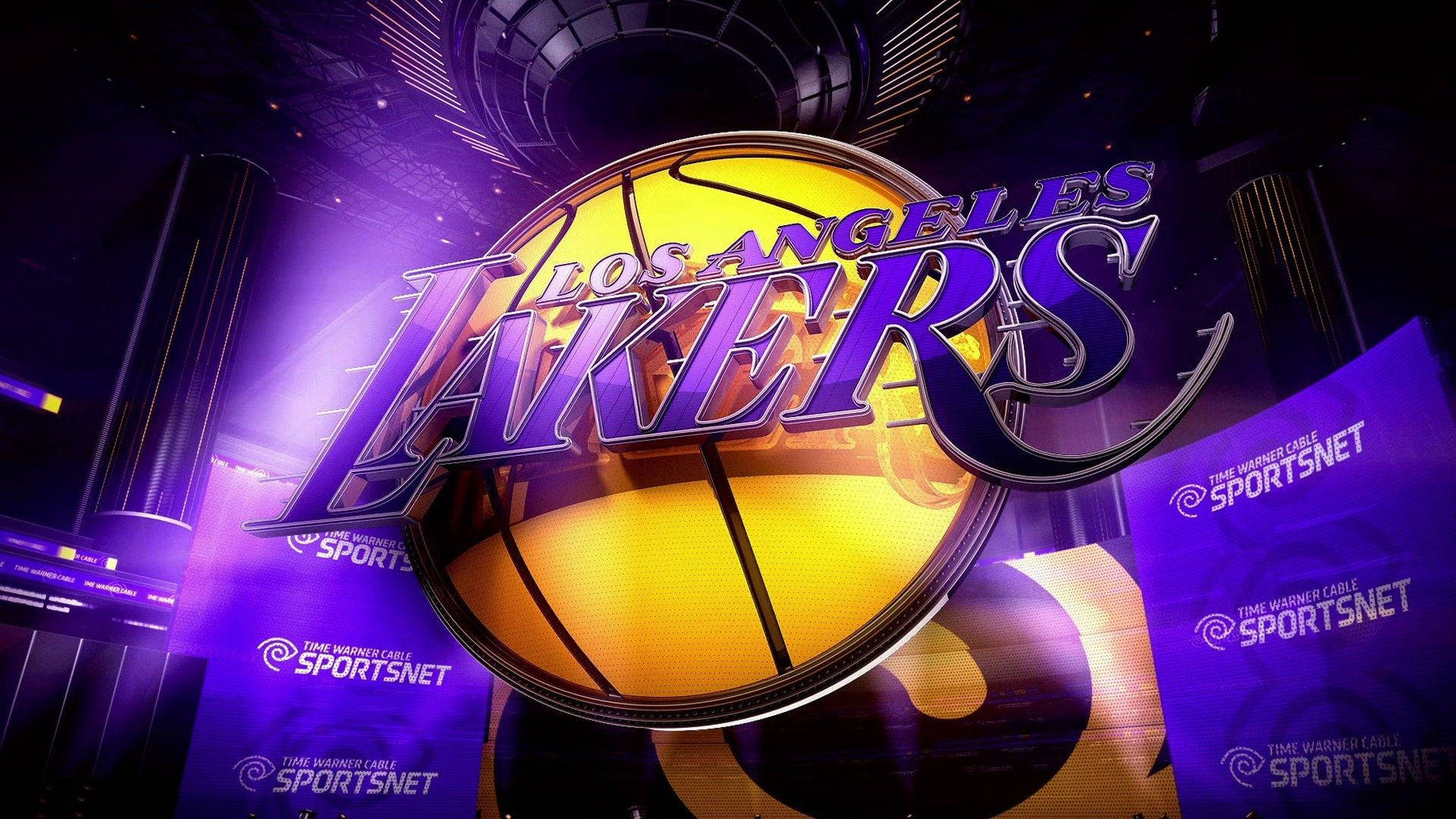 Los Angeles Lakers 3d Art Background