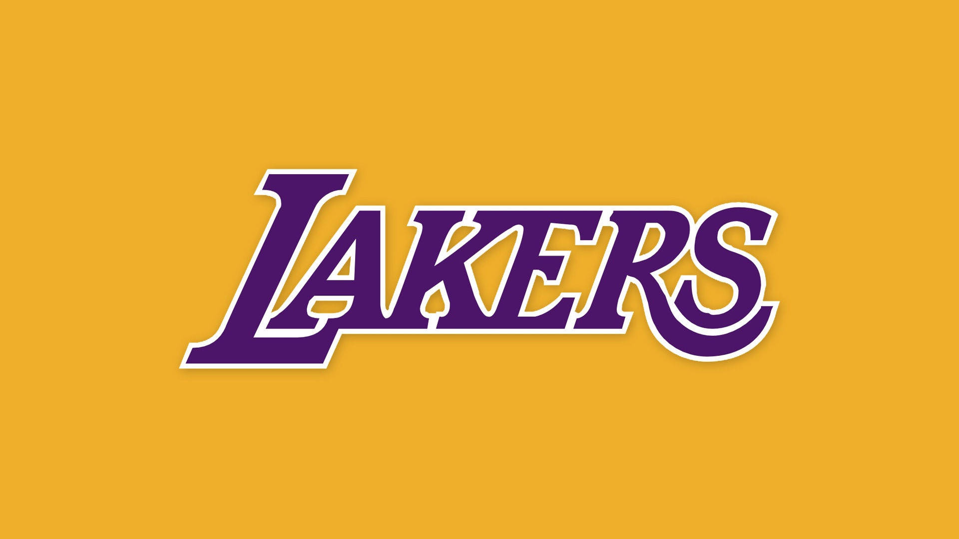 Los Angeles Lakers Word Mark Background