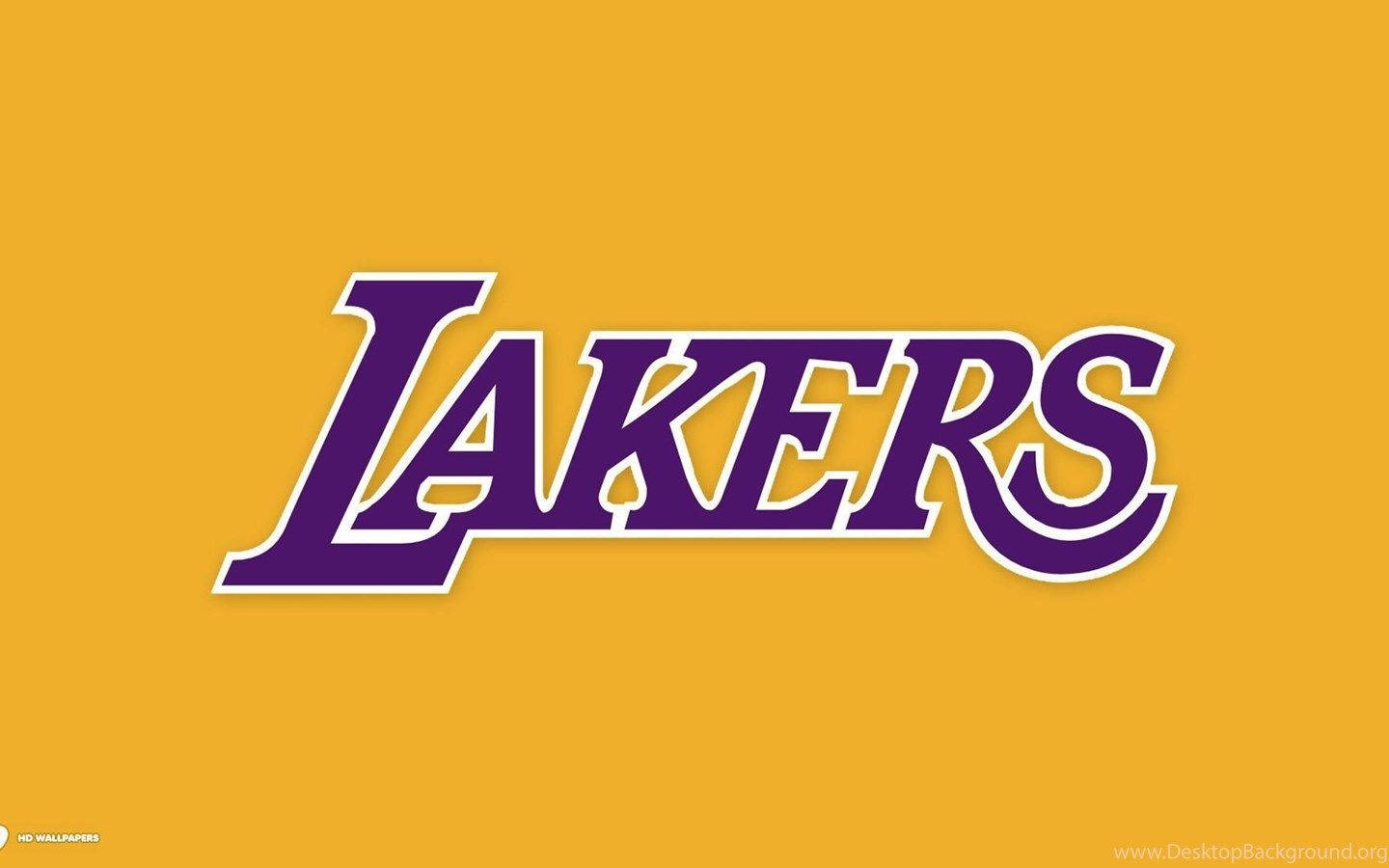 Los Angeles Lakers Yellow Background