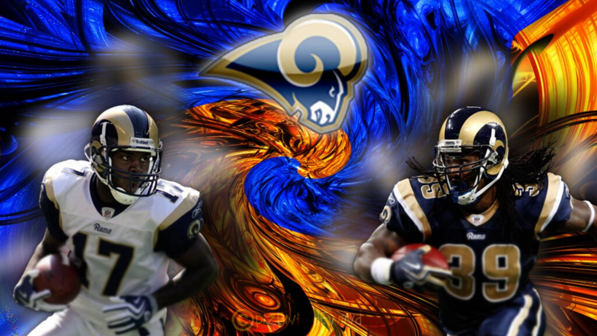 Los Angeles Rams 17 And 39 Background