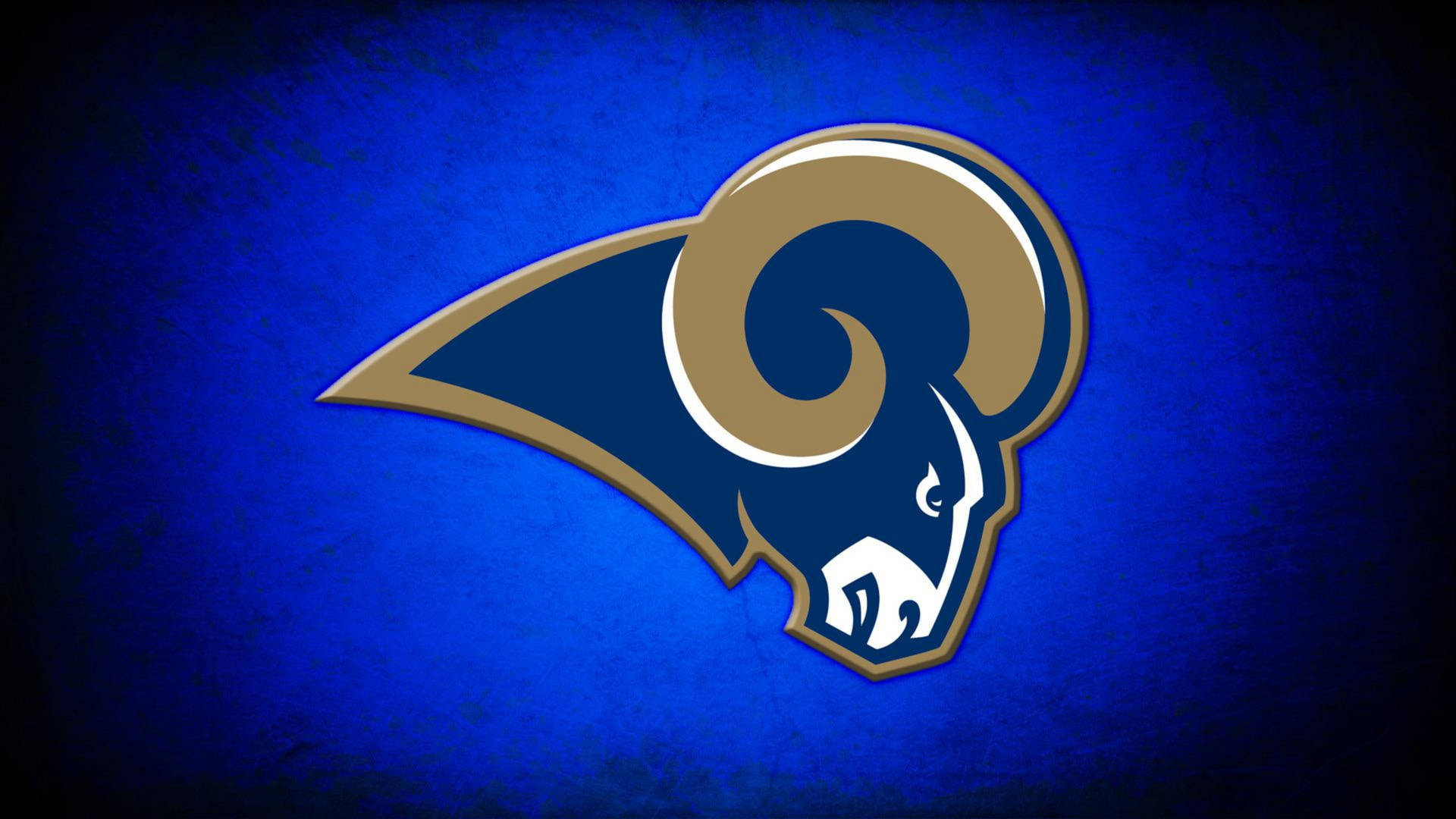 Los Angeles Rams Blue Logo Background