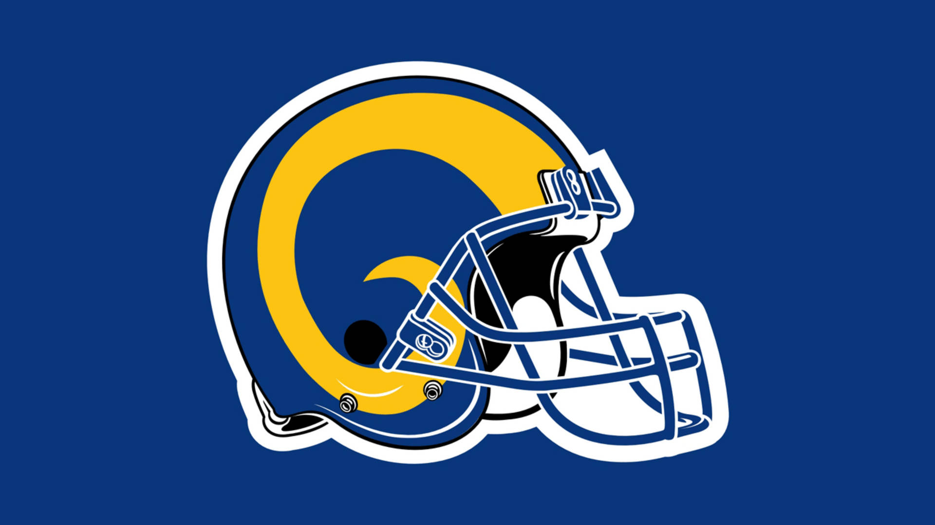 Los Angeles Rams Football Headgear Background