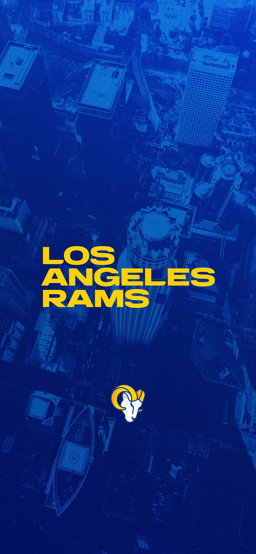 Los Angeles Rams Gold & Blue Background