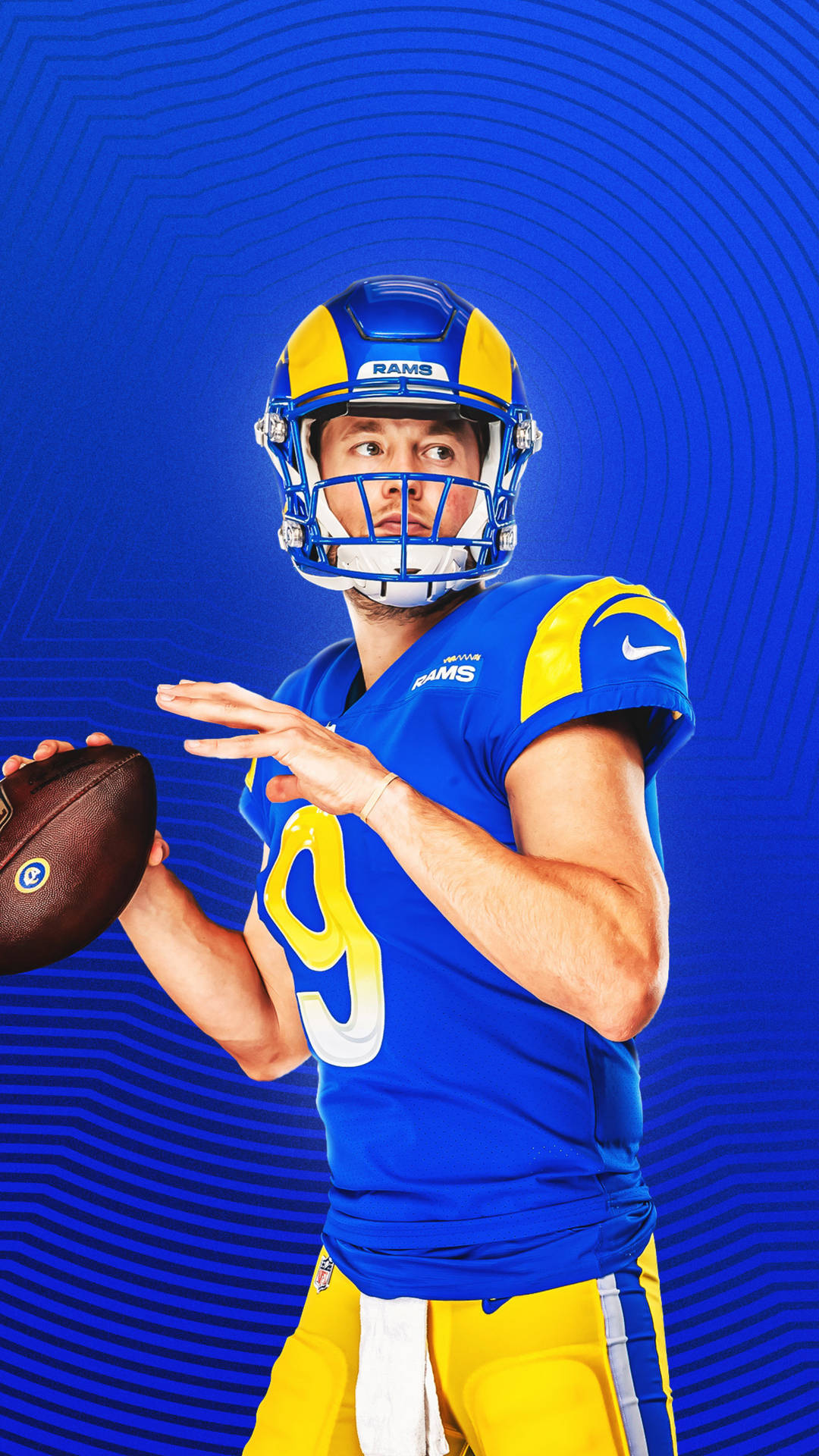 Los Angeles Rams Player 9 Background