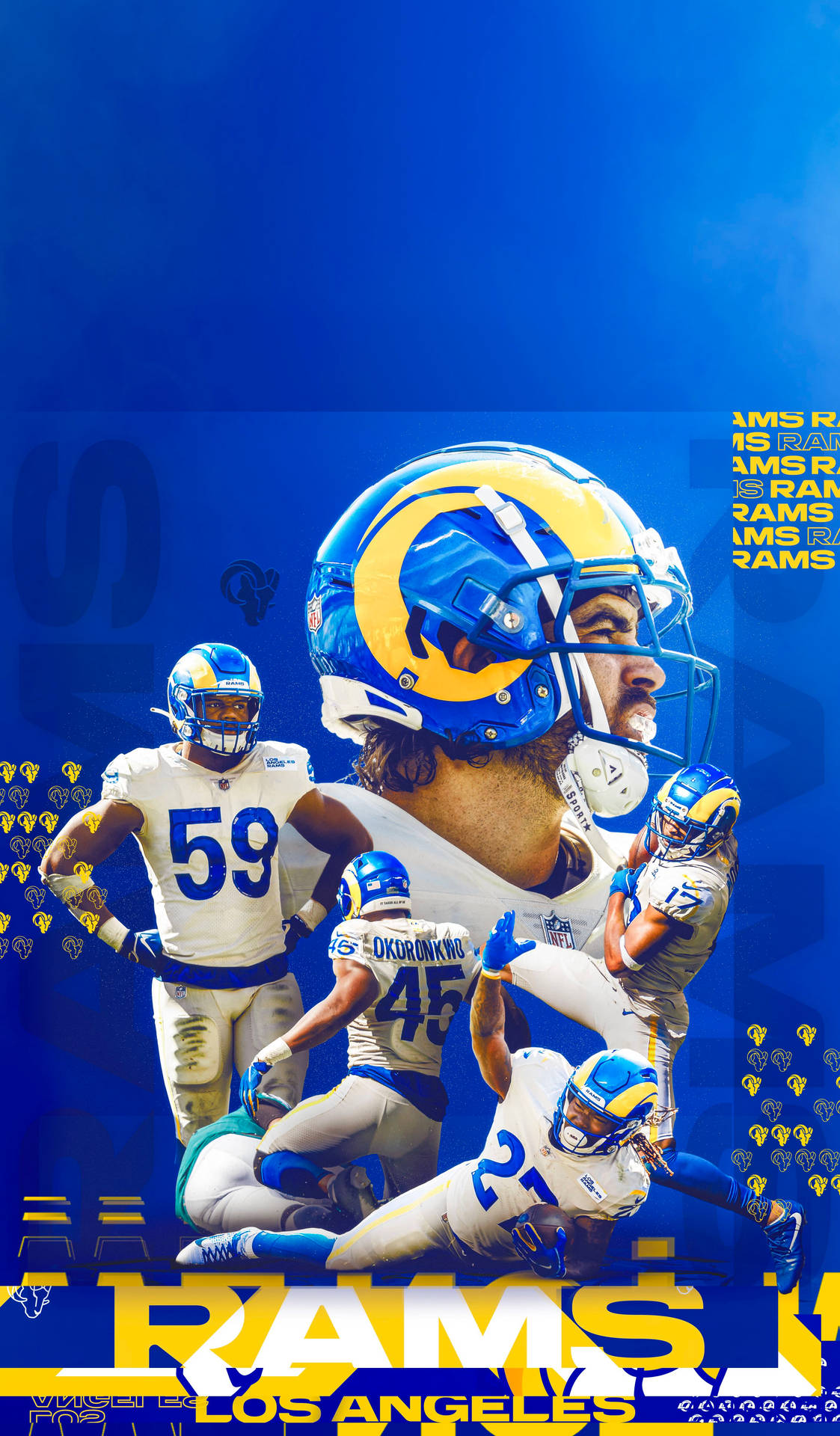 Los Angeles Rams Players Background