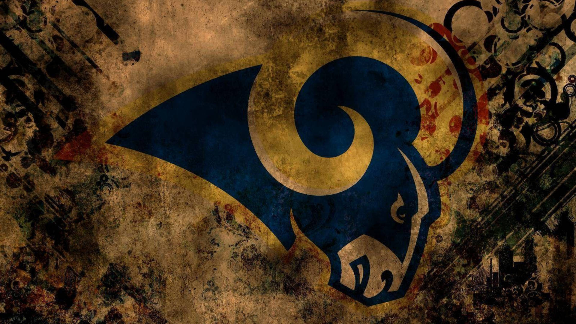 Los Angeles Rams Vintage Logo Background