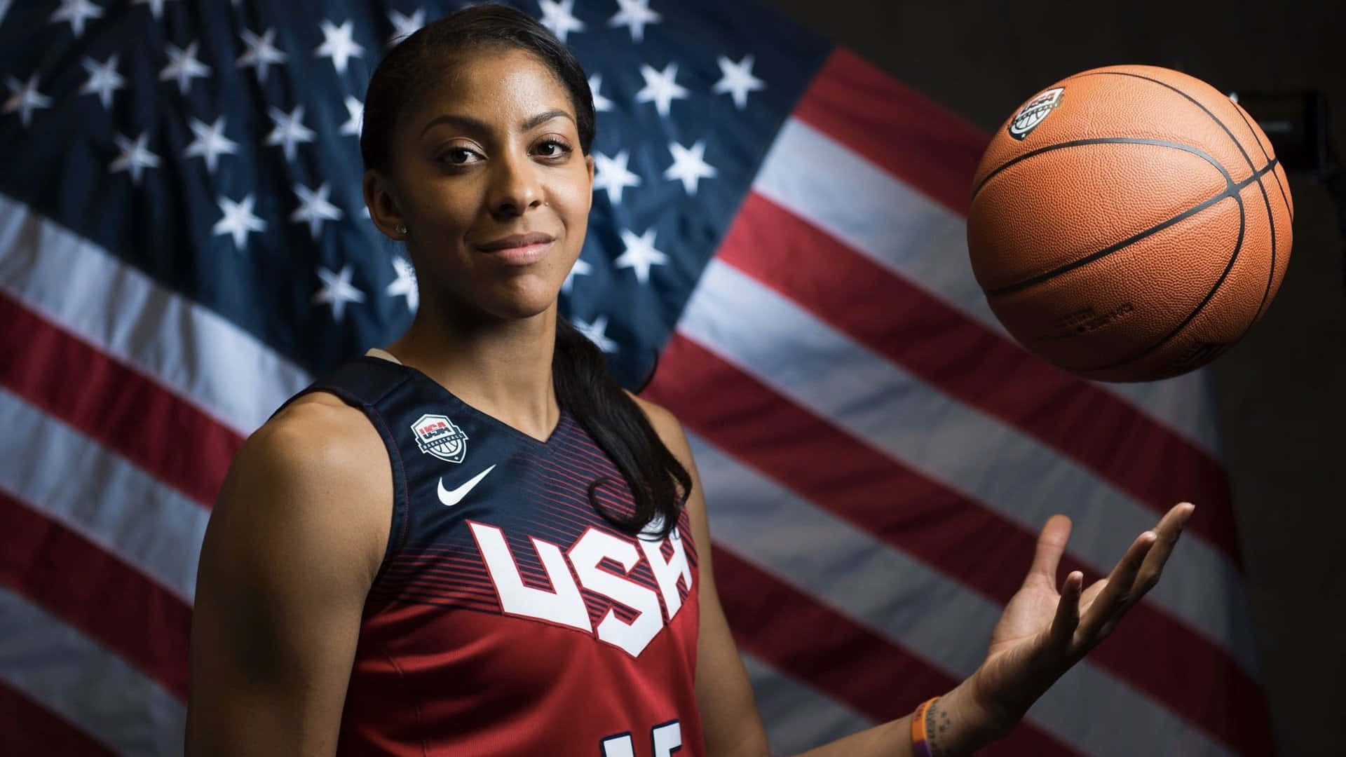 Los Angeles Sparks Player Candace Parker On The Court