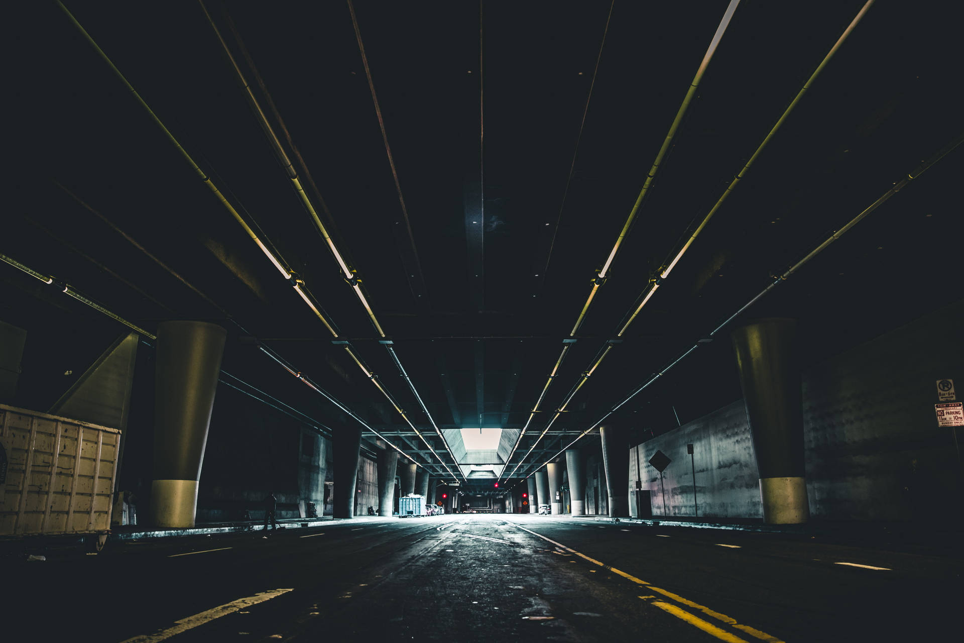 Los Angeles Underground Parking Background