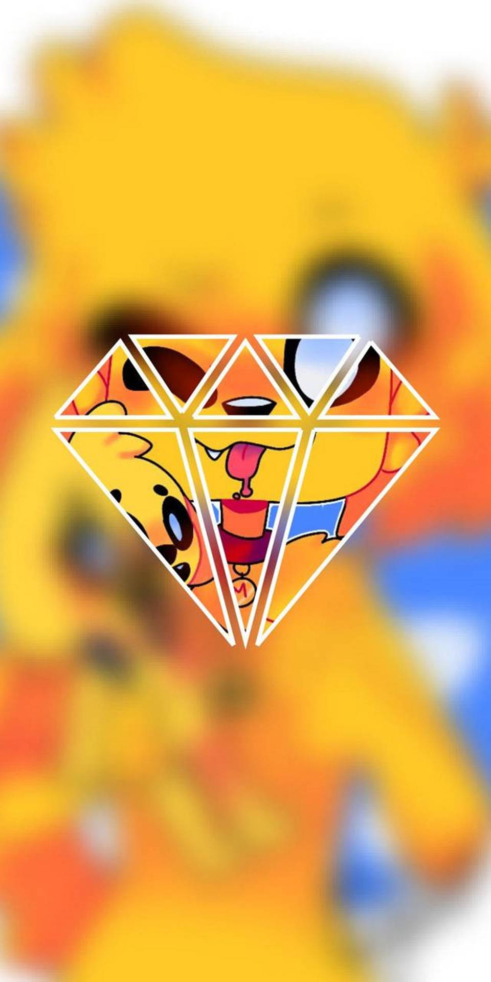 Los Compas Mikecraft Yellow Diamond Background