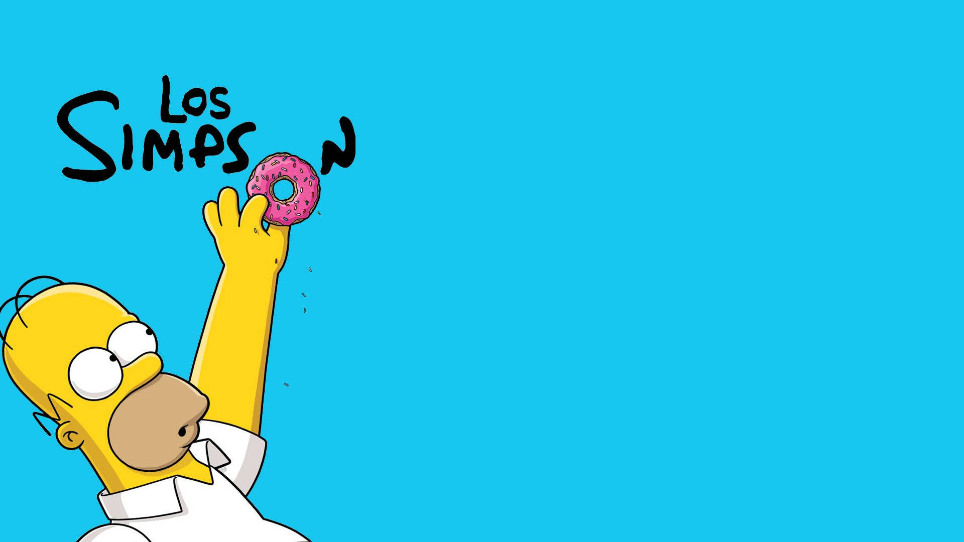 Los Simpson Homer Simpson Donut Background