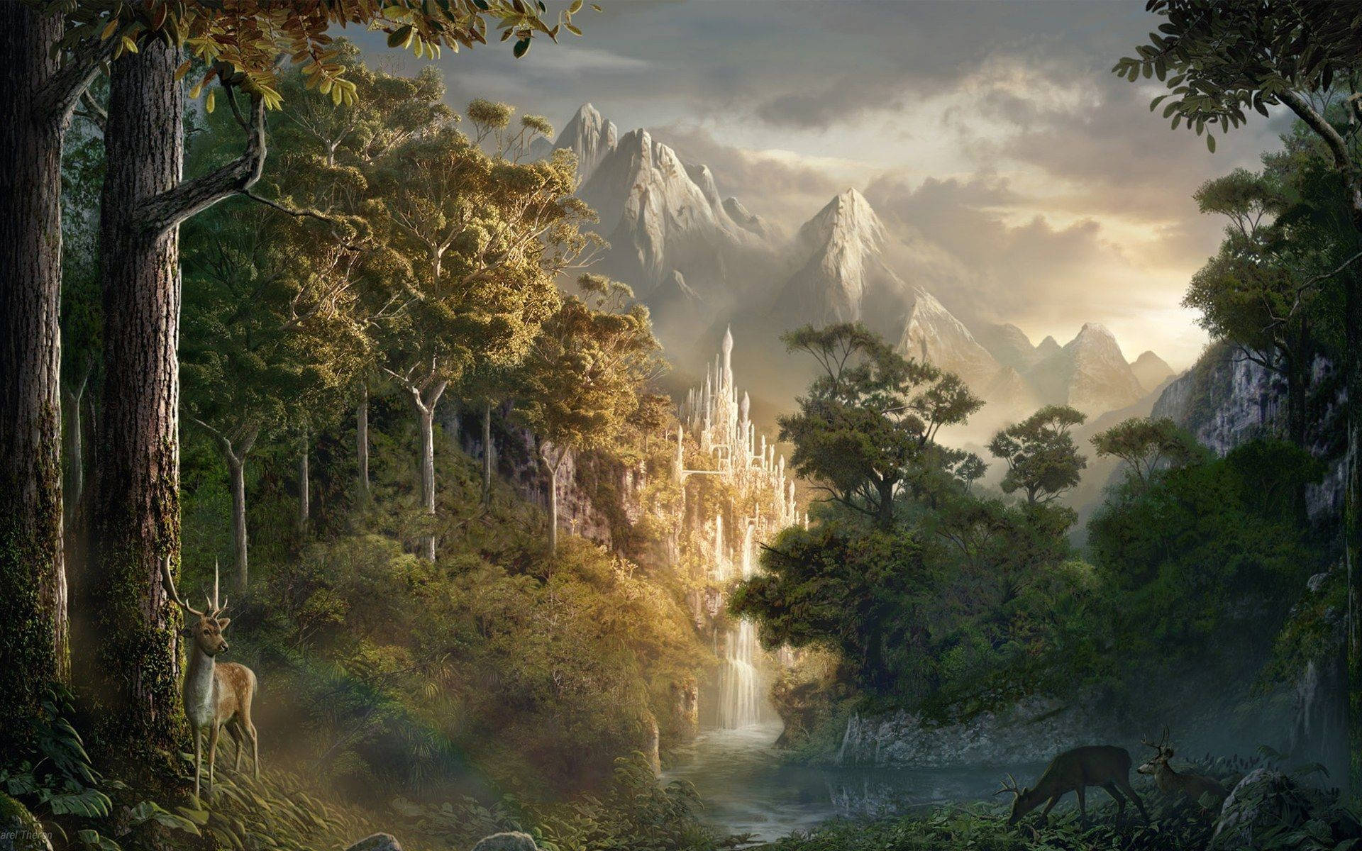 Lost Elves World Background