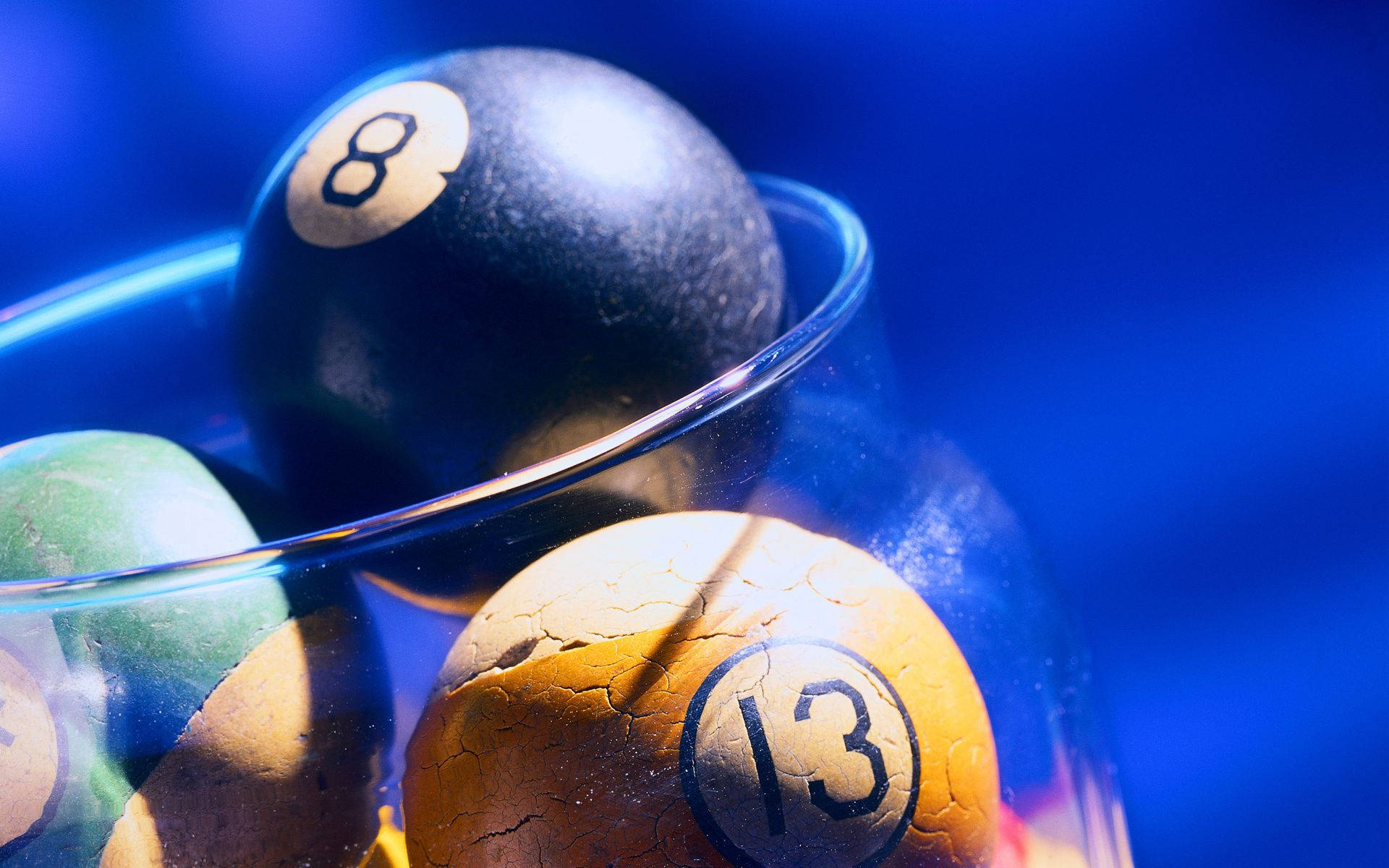 Lottery Balls Close-up Background