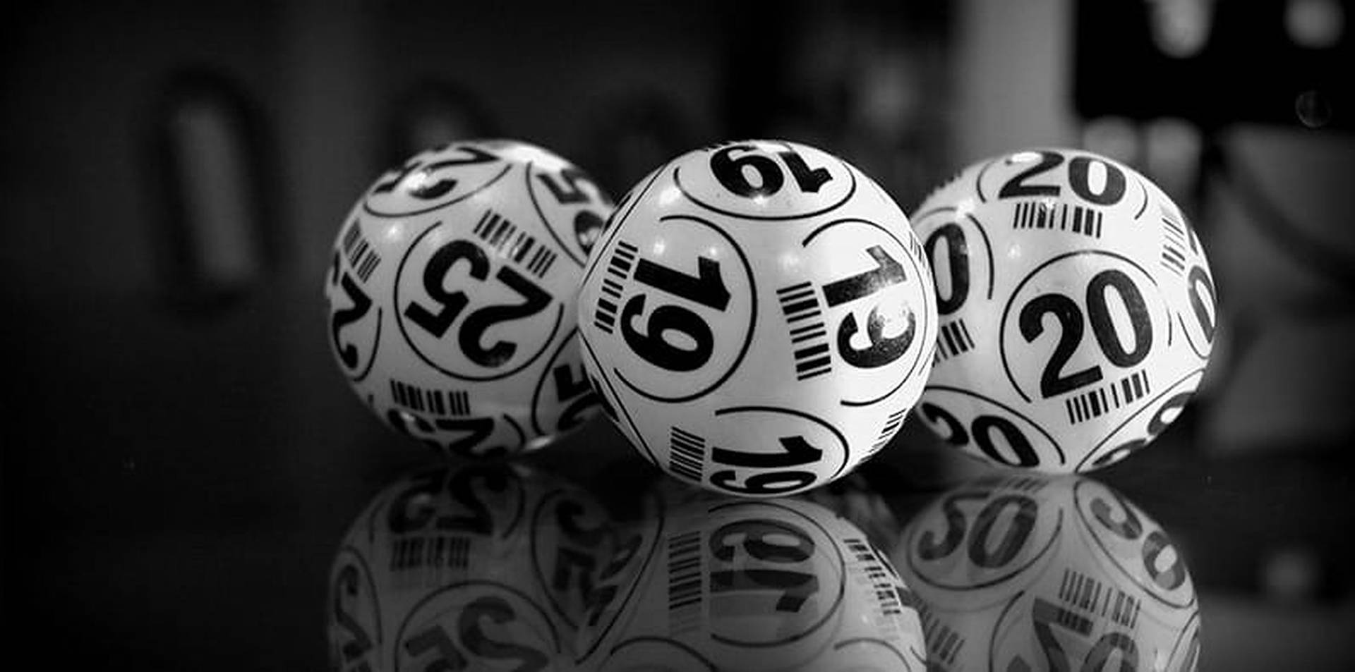 Lottery Balls Monochrome