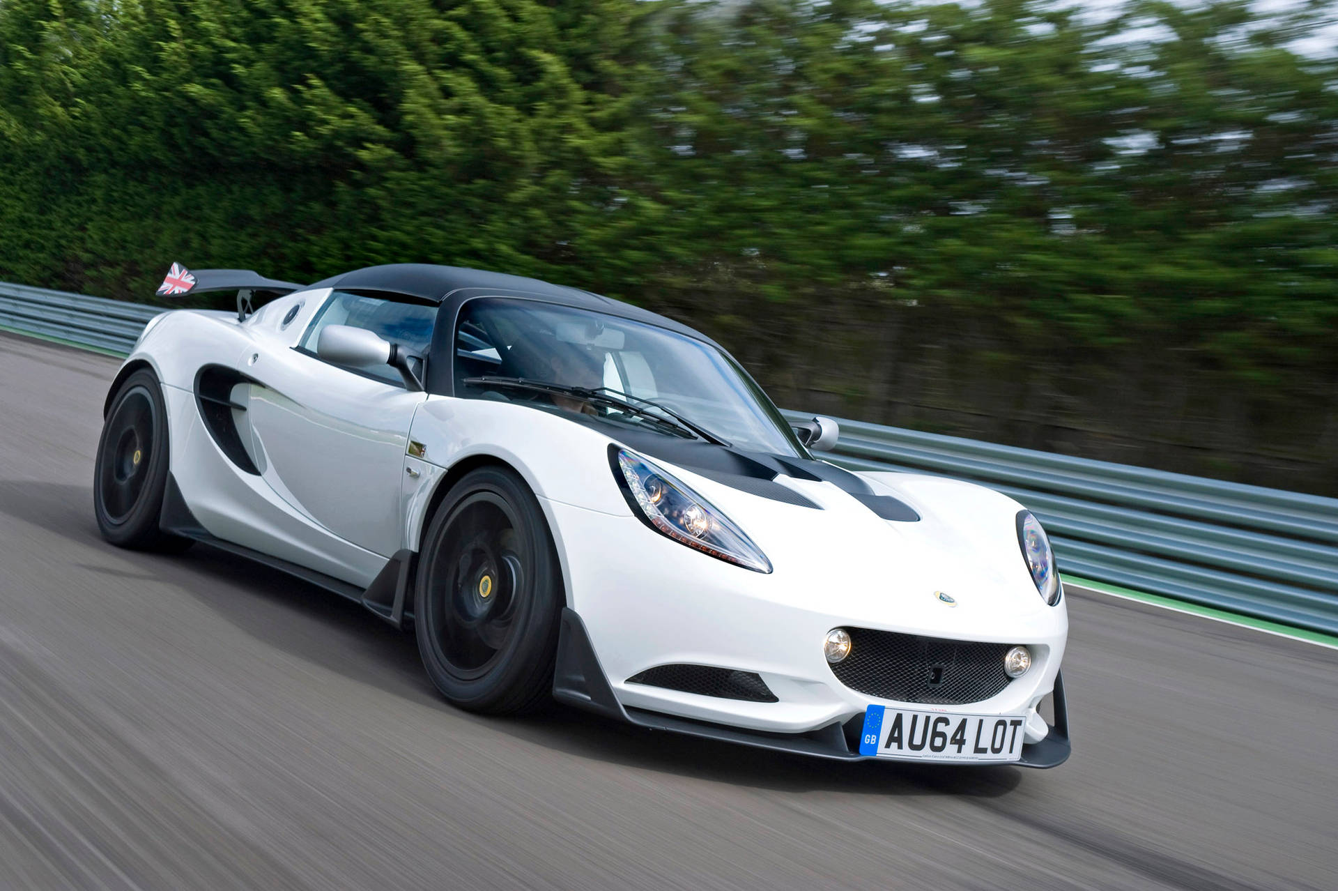 Lotus Elise Cup 250 White Car Background