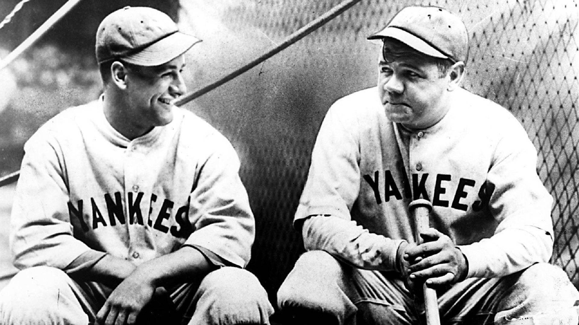 Lou Gehrig And Babe Ruth Background