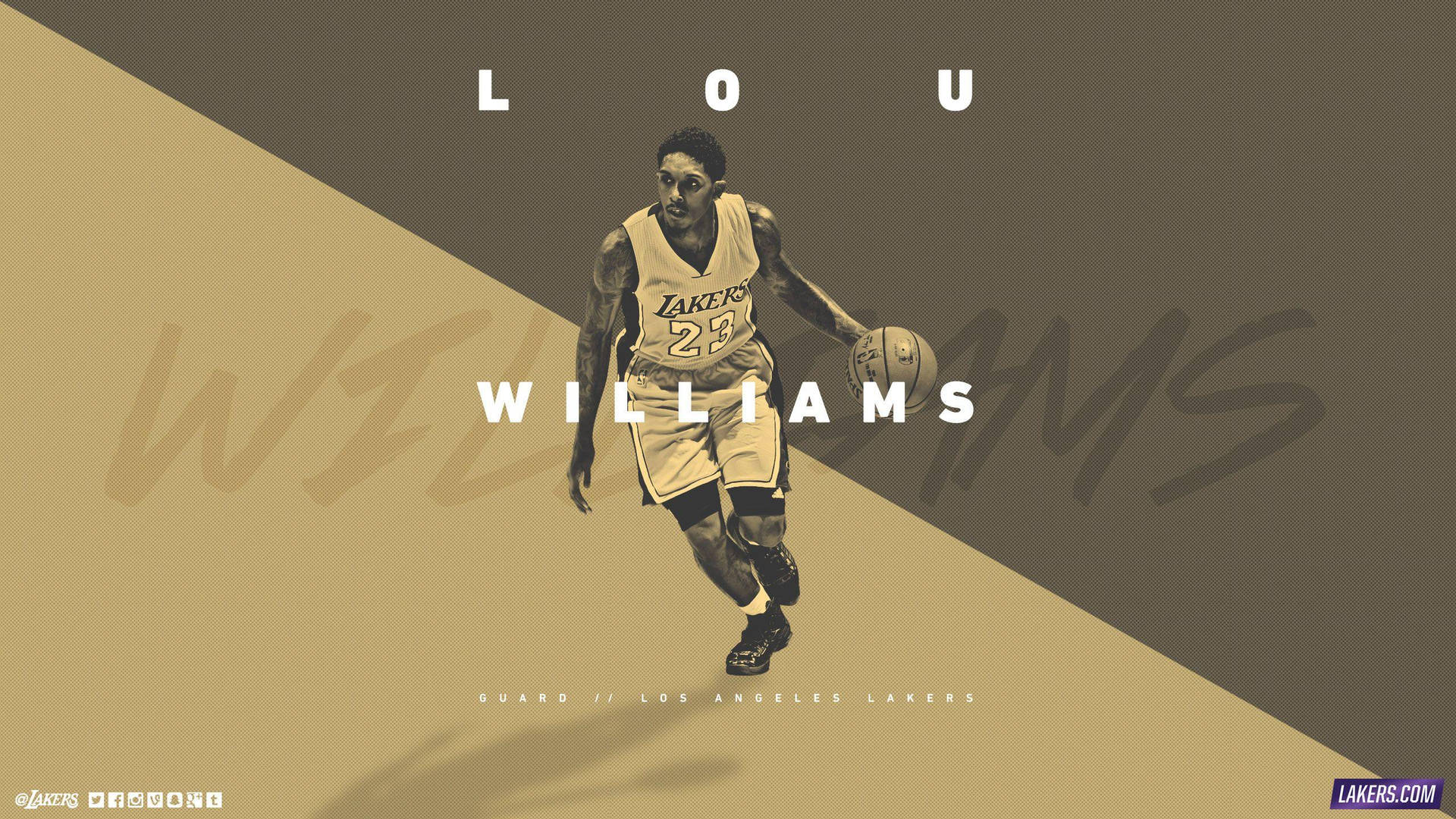 Lou Williams Digital Image Background