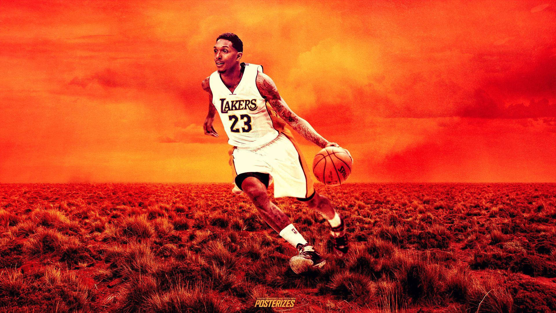 Lou Williams Lakers White Jersey