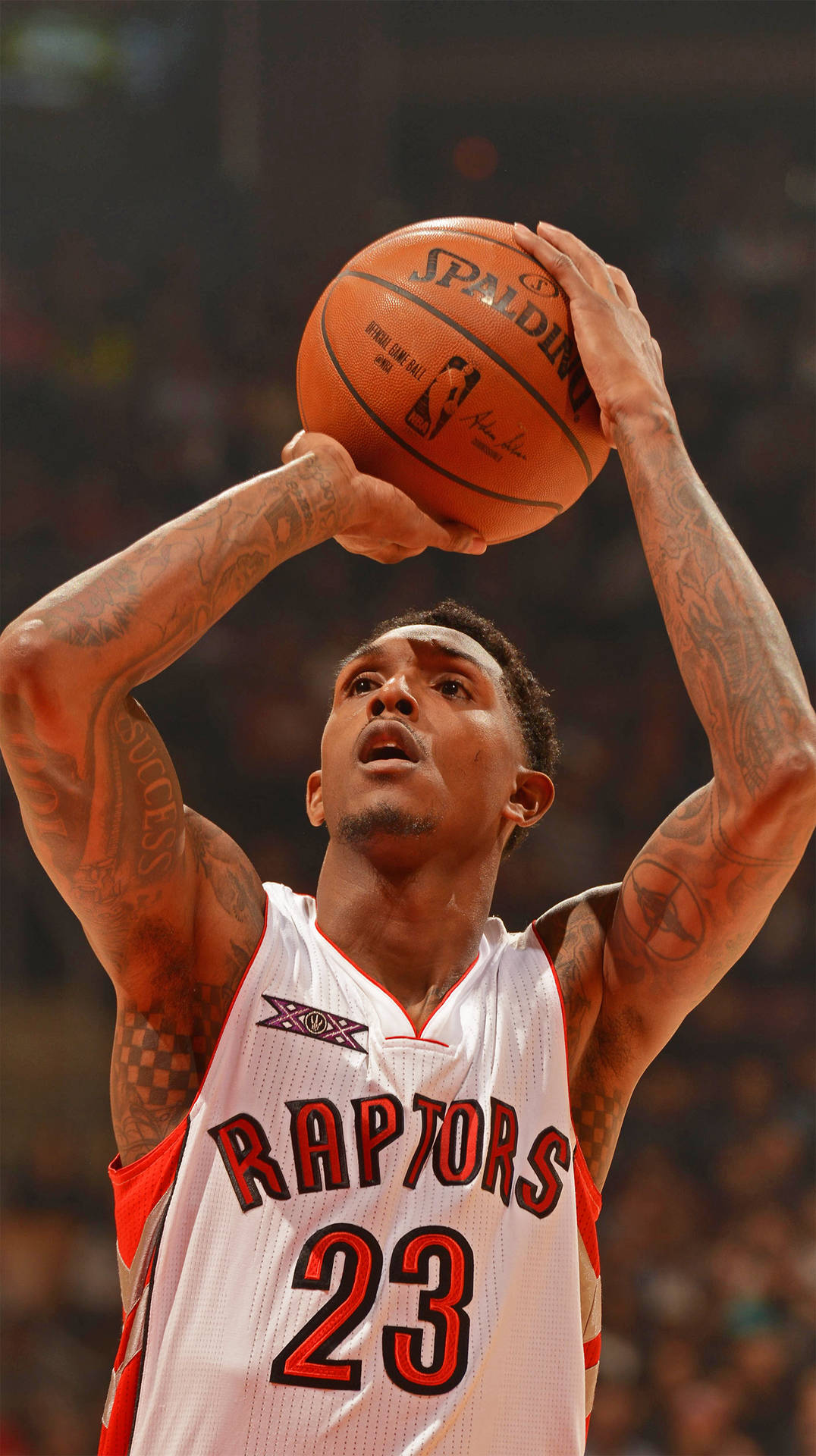 Lou Williams Shooting Posture Background