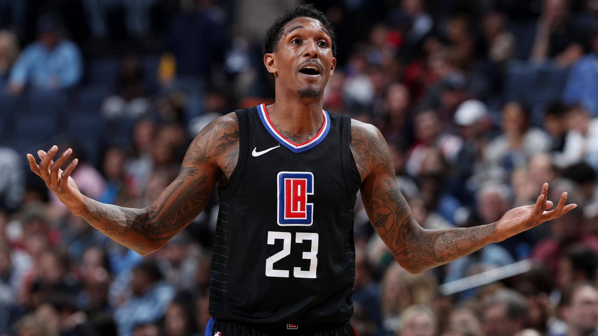Lou Williams Surprised Expression Background