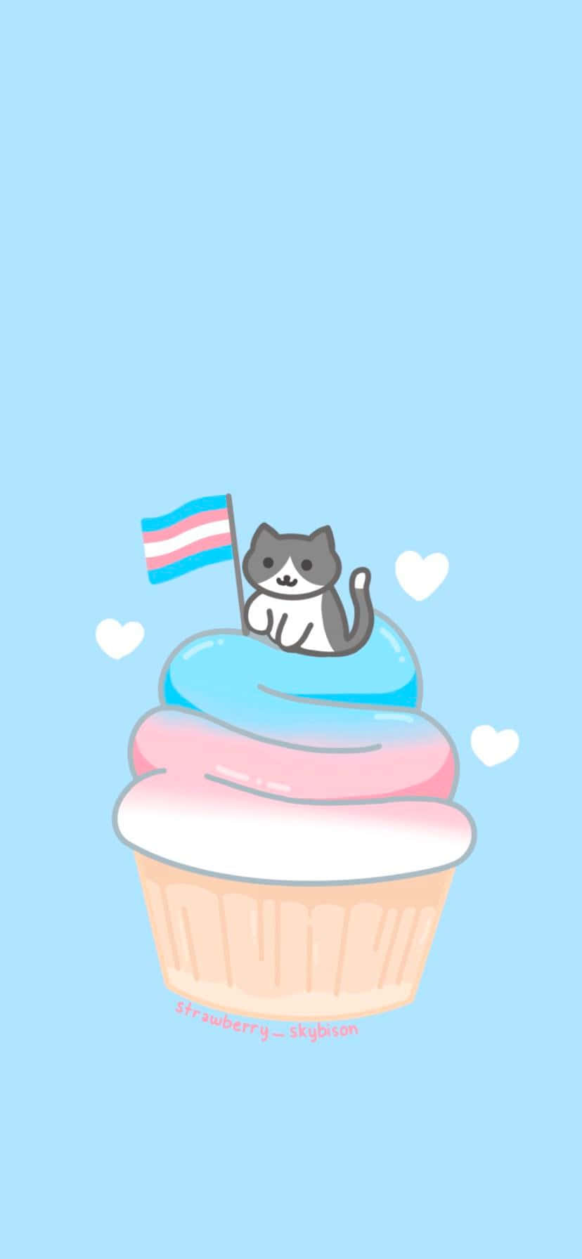 Loud And Proud Trans Flag Background