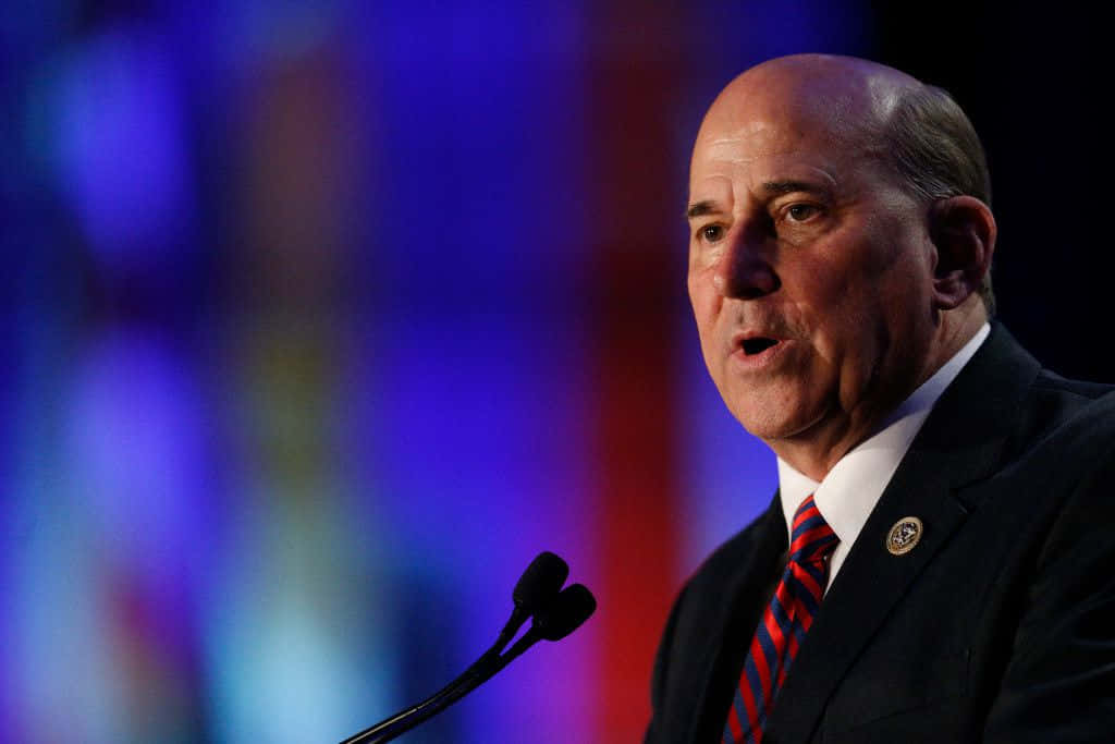 Louie Gohmert Speaking At Reagan Day Dinner Background
