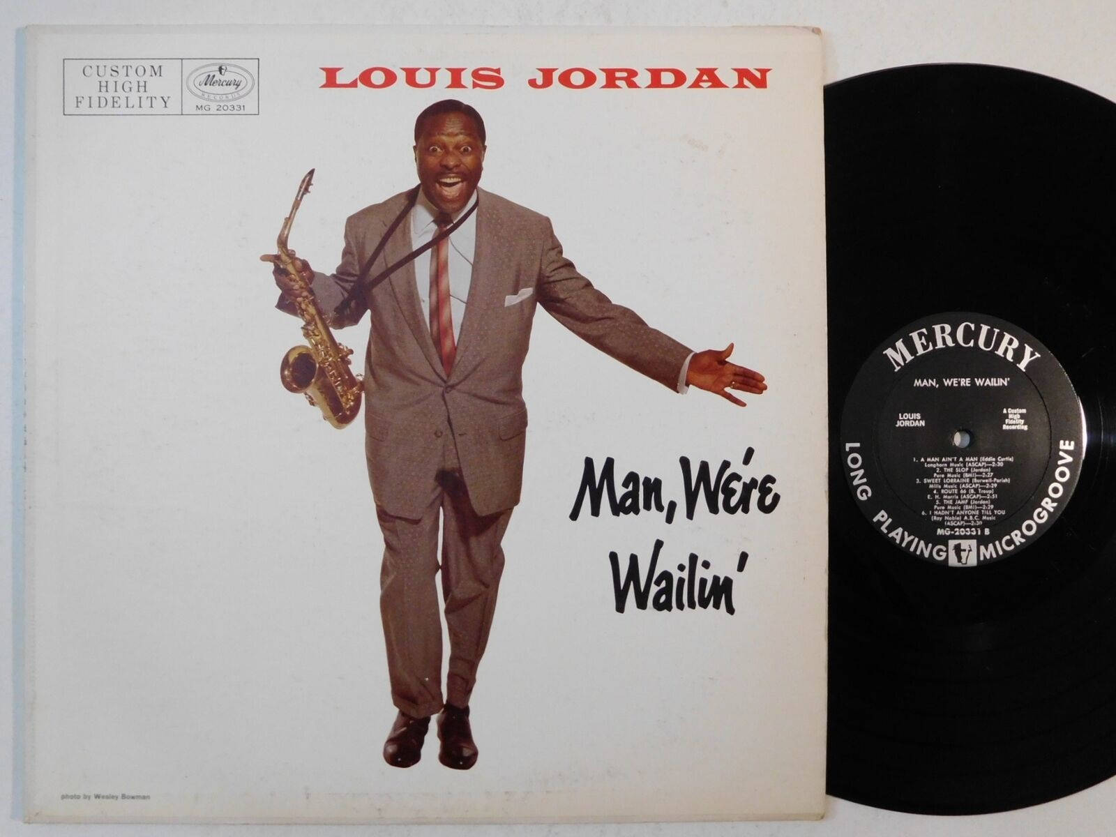 Louis Jordan Man We're Wailin Lp