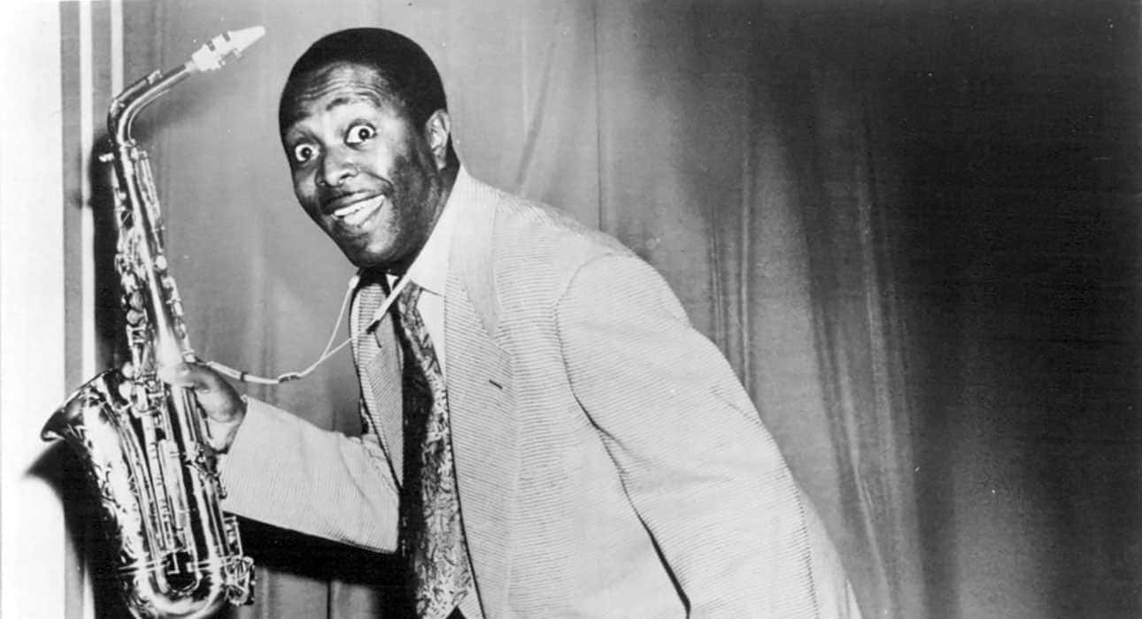 Louis Jordan Saxophone Performance Vintage Background