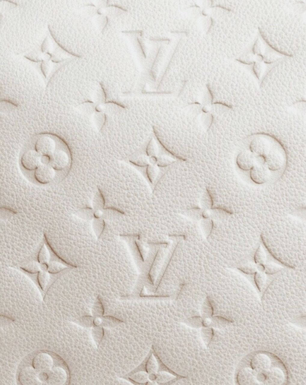 Louis Vuitton Aesthetic White Background Background