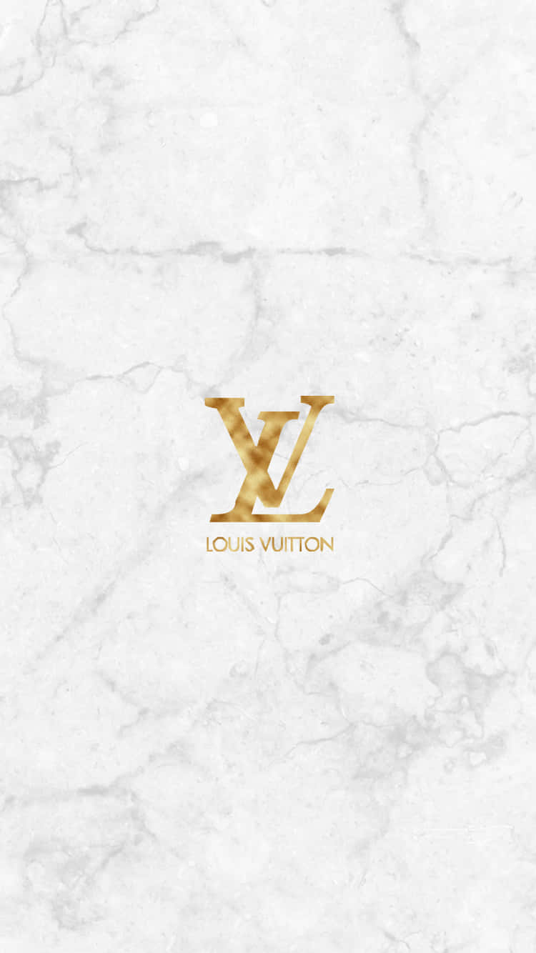Louis Vuitton Designer Aesthetic Marble Digital Illustration Background