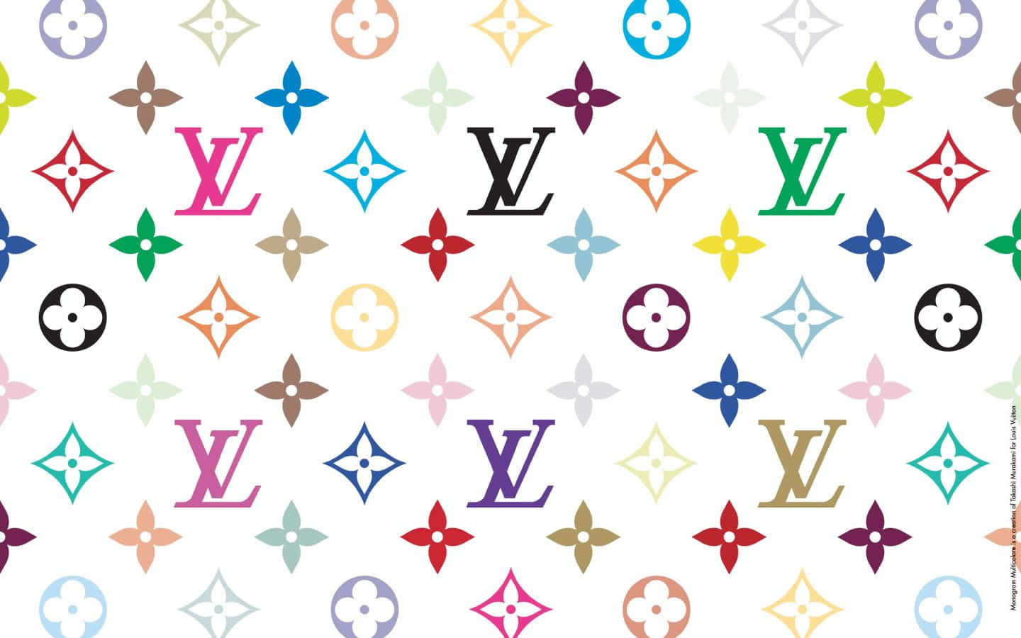 Louis Vuitton Iconic Monogram Desktop Background