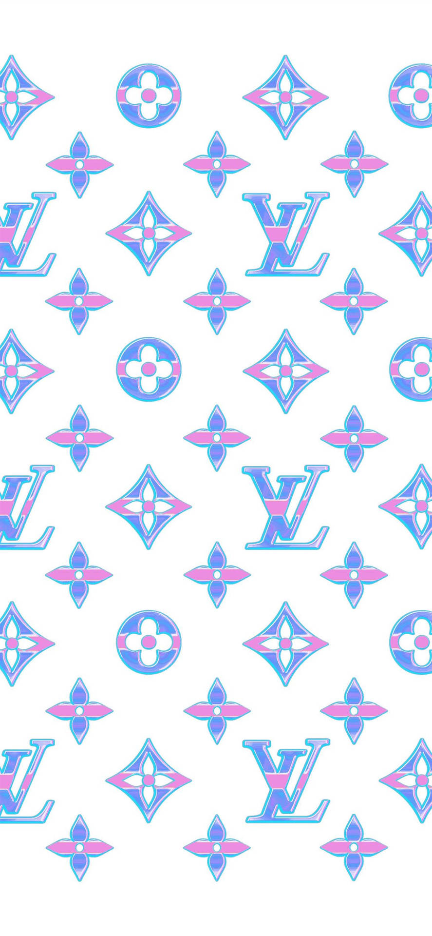 Louis Vuitton Phone Glossy Pattern Background