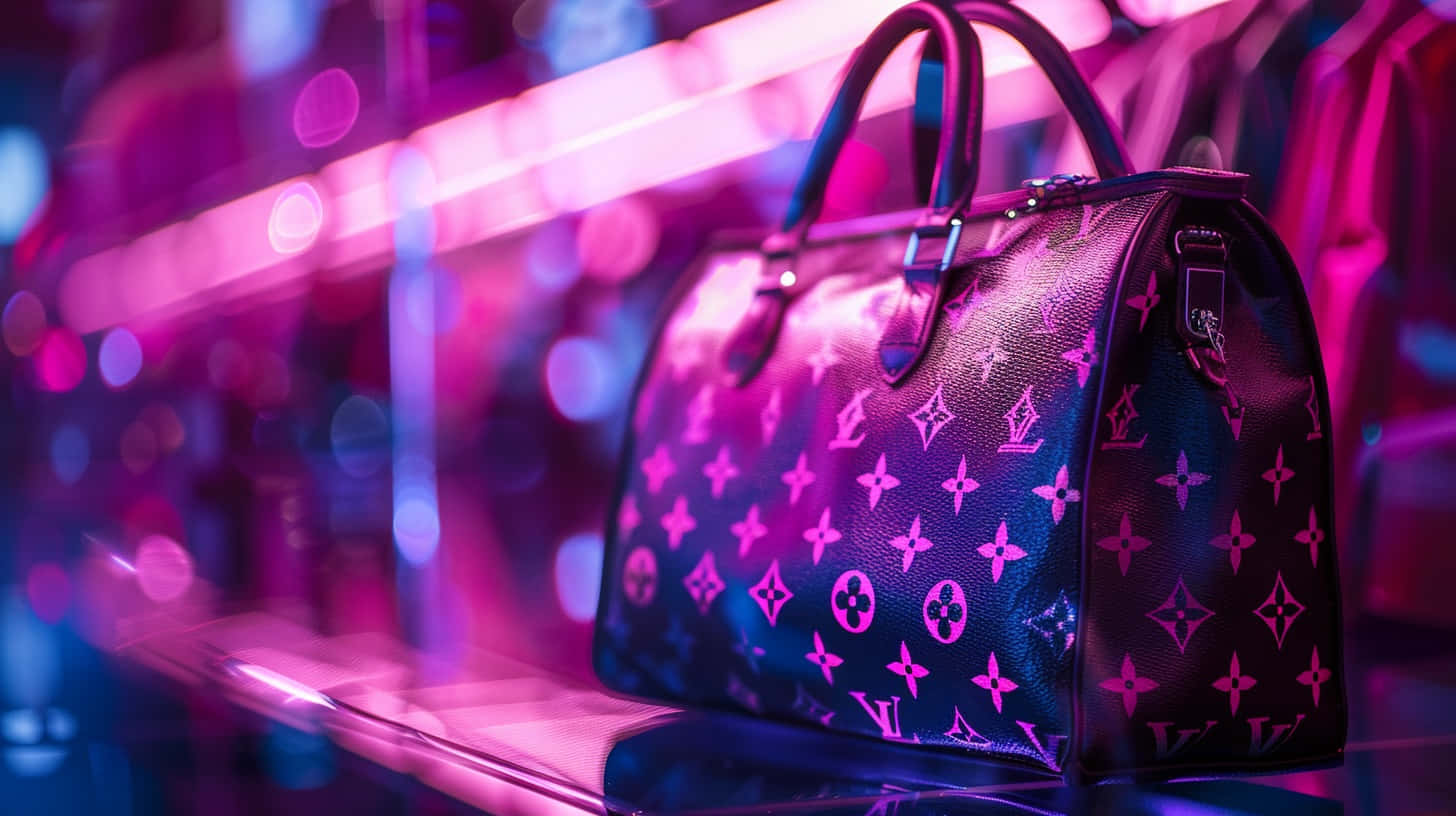 Louis Vuitton Purple Ambience Background