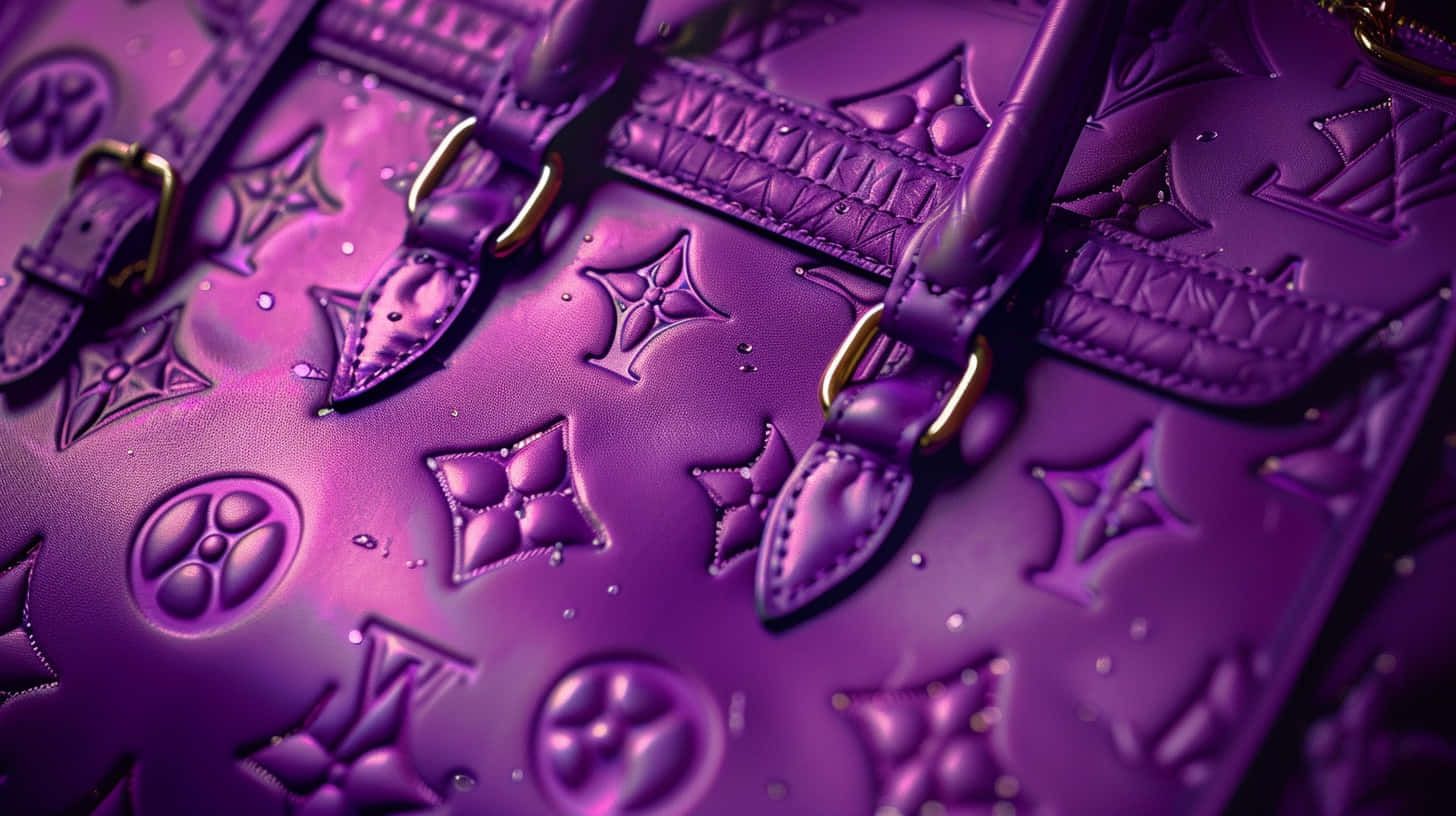 Louis Vuitton Purple Texture Detail Background