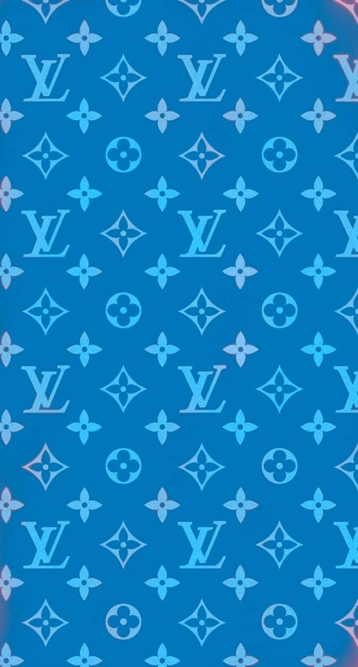 Louis Vuitton Unveils Its Latest Classic Blue Design Background