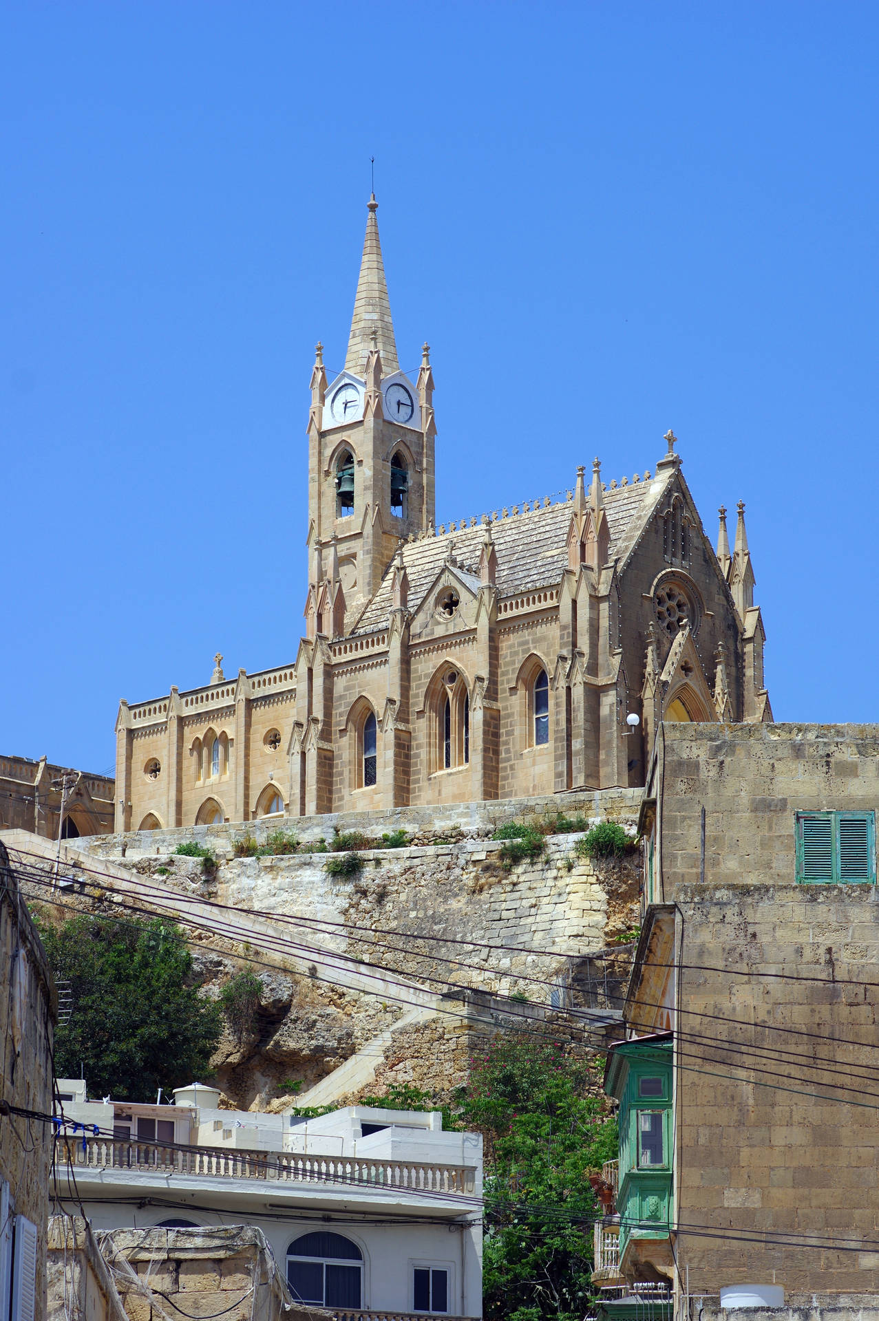 Lourdes Chapel Malta Background