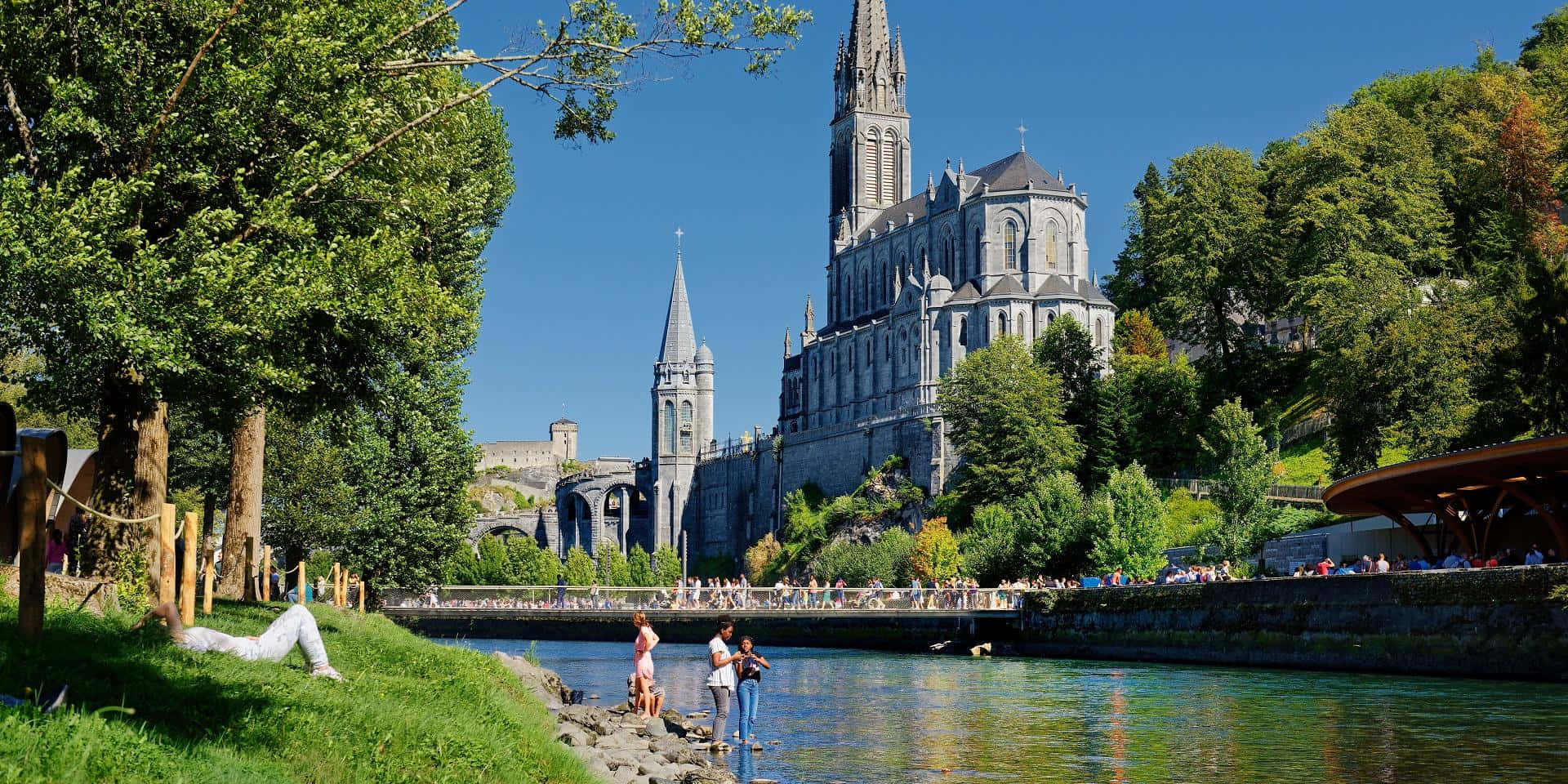 Lourdes Sanctuary River View