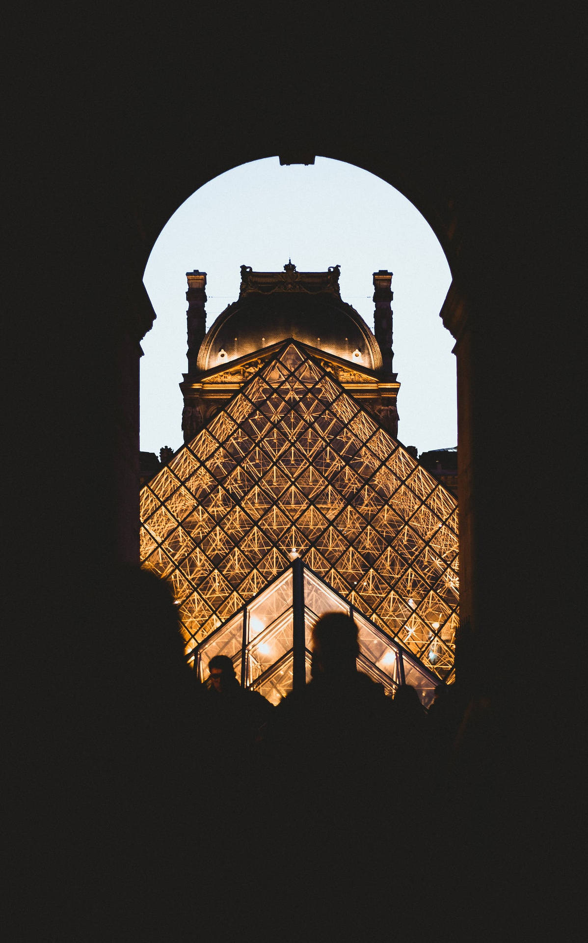 Louvre Museum In France Iphone Background