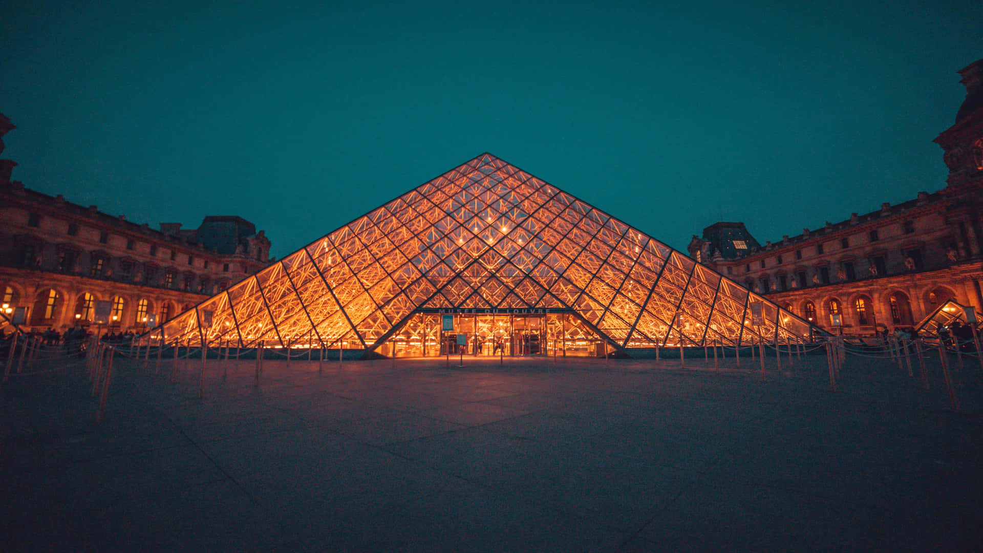 Louvre Museum Panoramic View