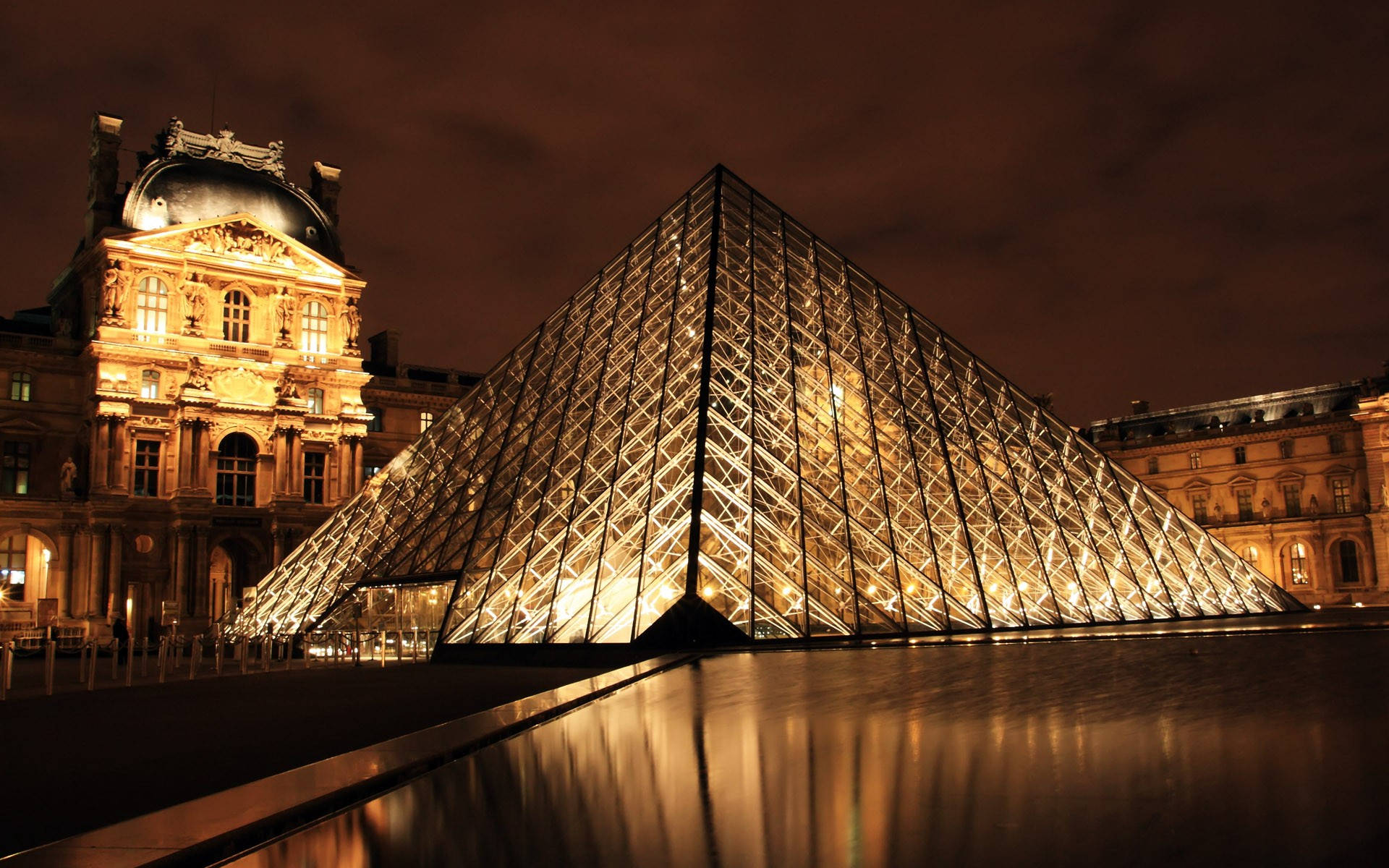 Louvre Museum Paris France Background