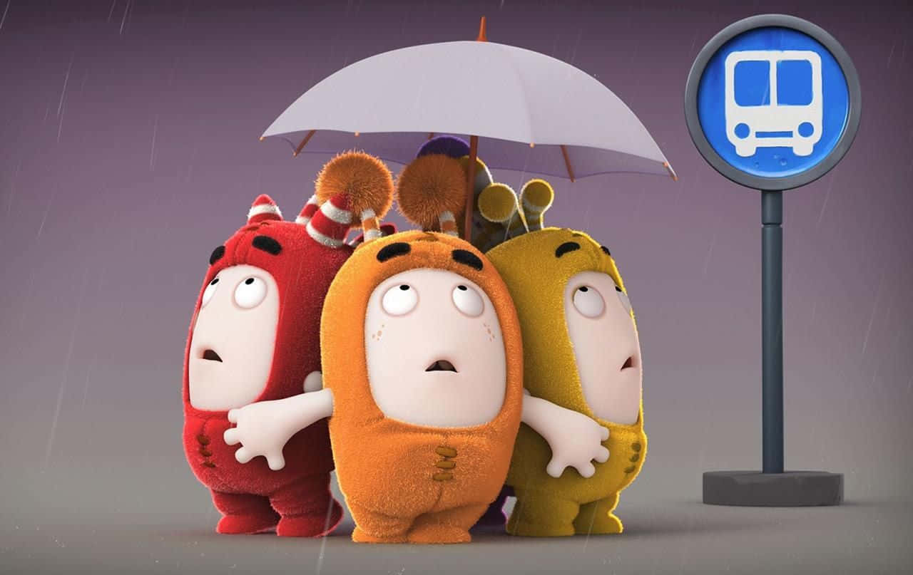 Lovable, Colorful And Hilarious - The Oddbods Background