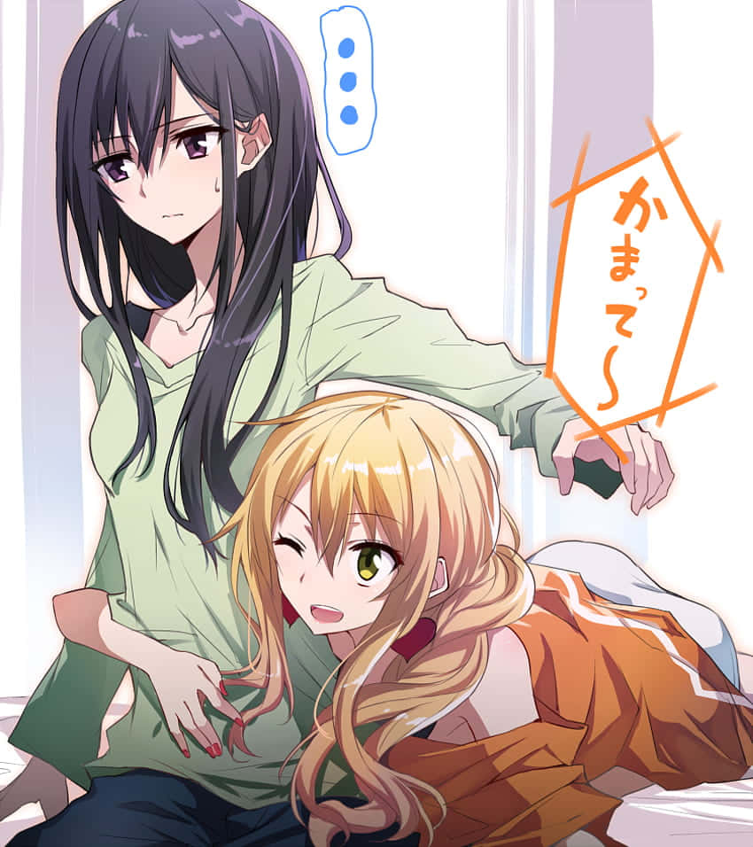 Love Birds Citrus Anime Background