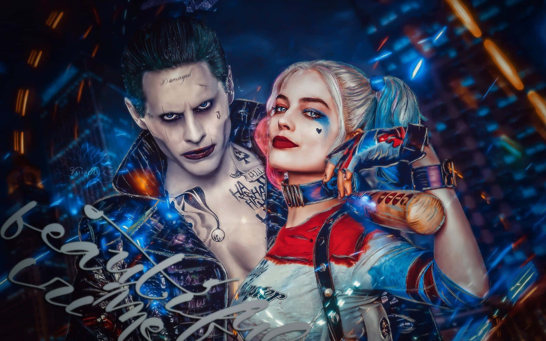 Love Conquers All In The Suicide Squad Background