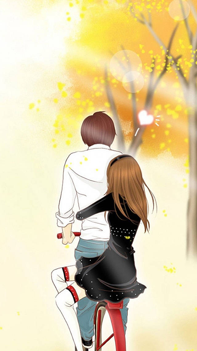 Love Cute Couple Anime Background