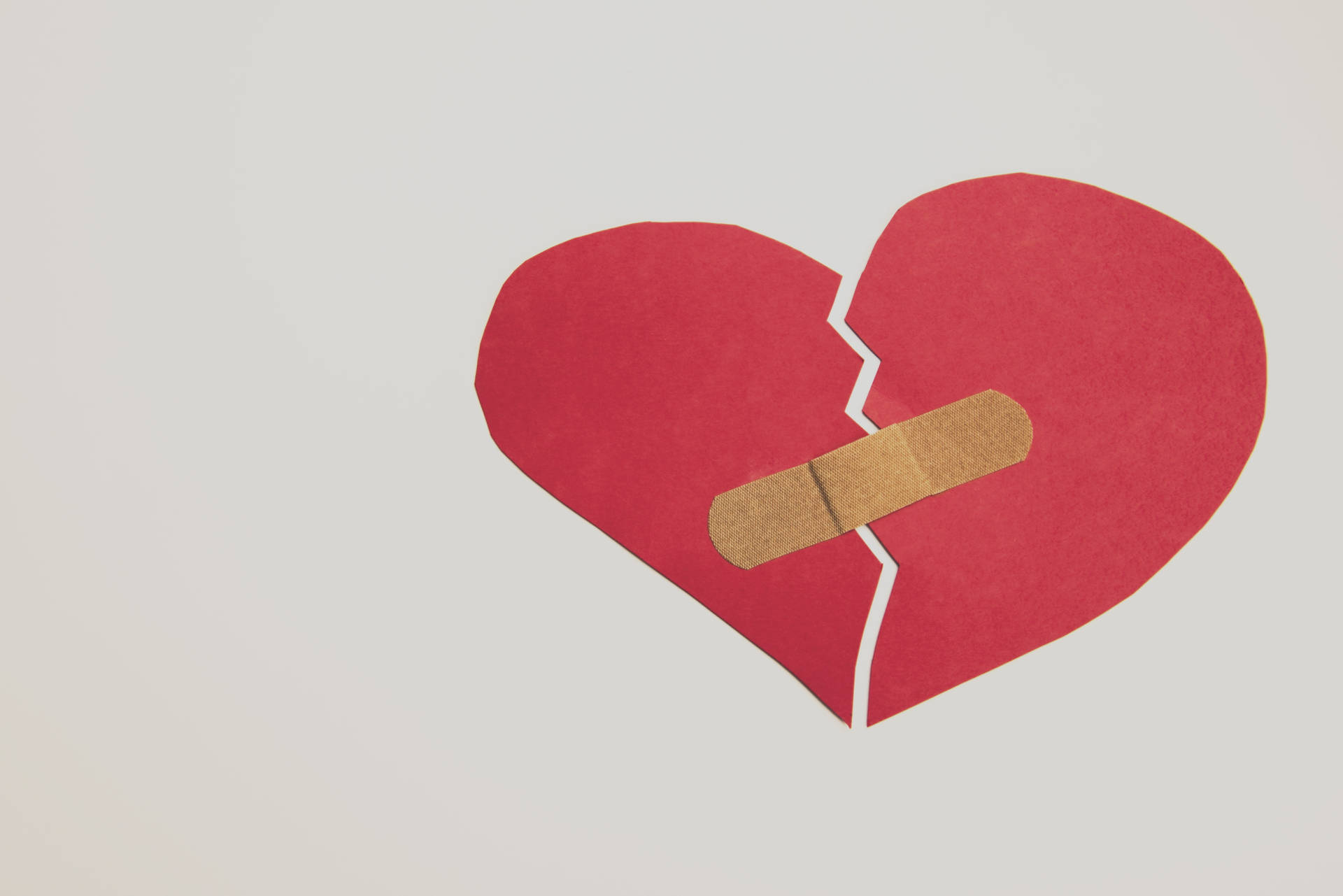 Love Failure Bandaged Heart