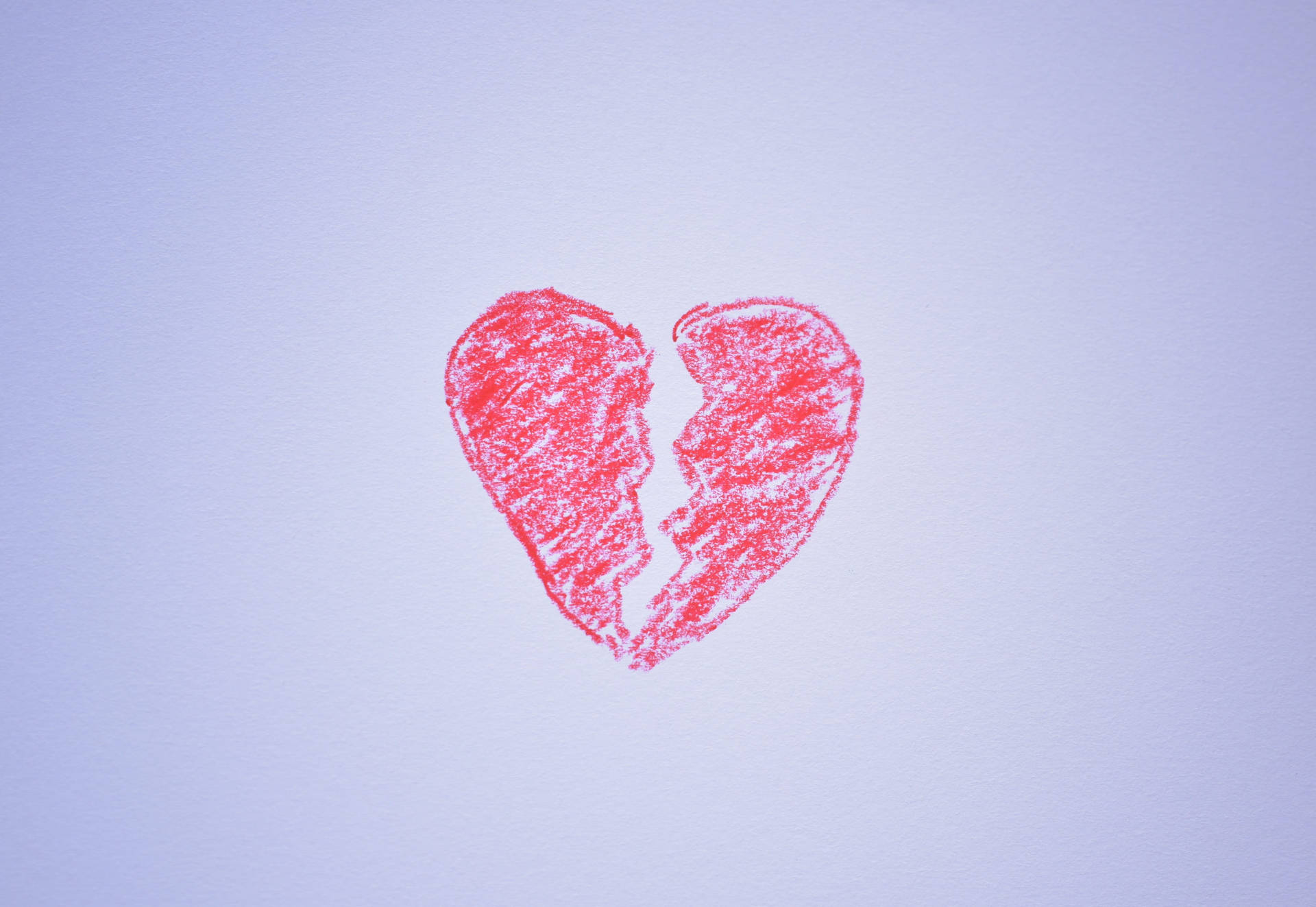Love Failure Crayon Heart