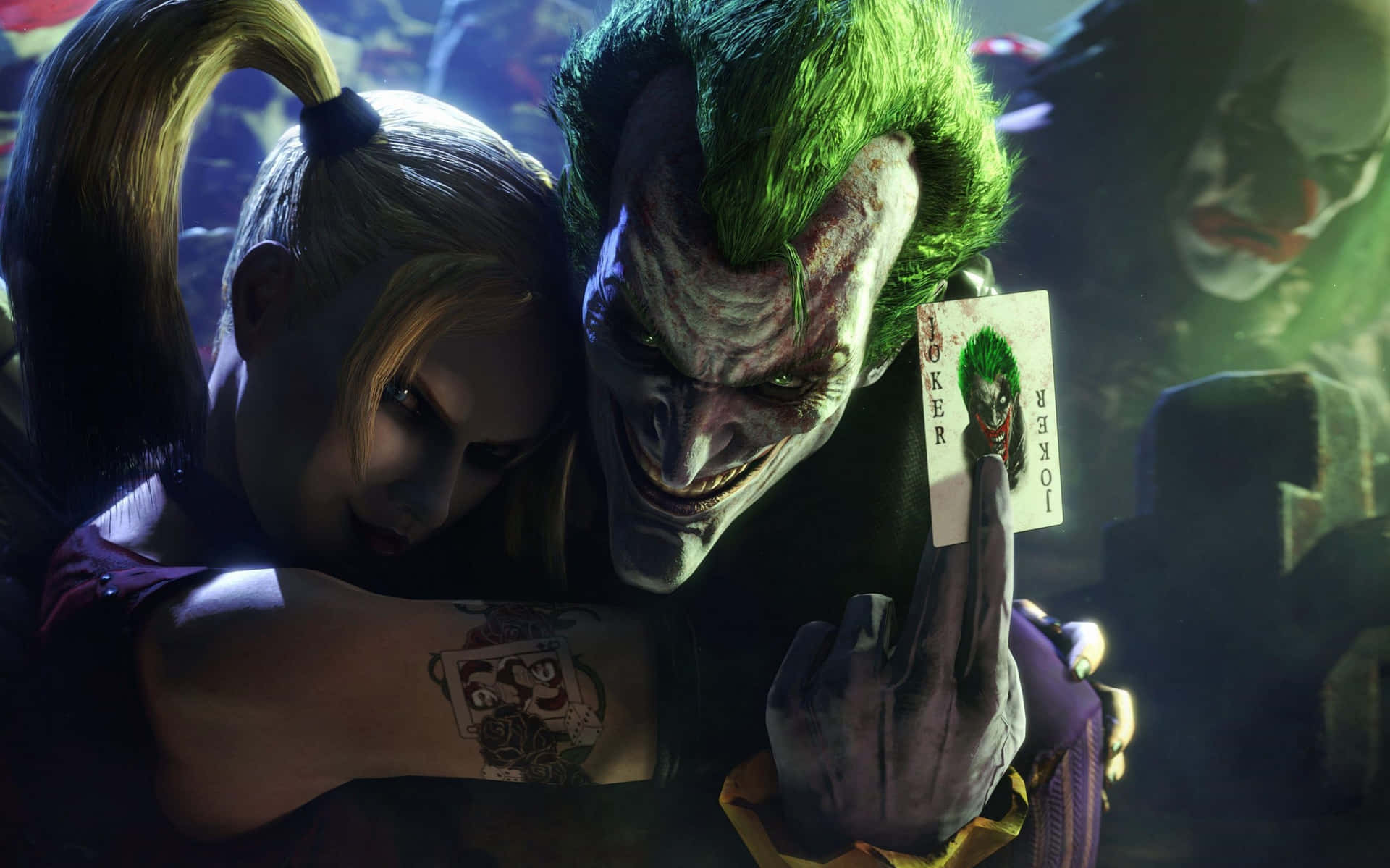 Love Forever - Joker And Harley Quinn From Suicide Squad Background