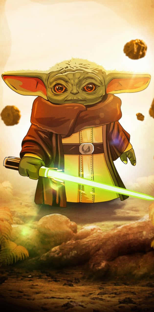 Love Is In The Air With Baby Yoda On Your Iphone