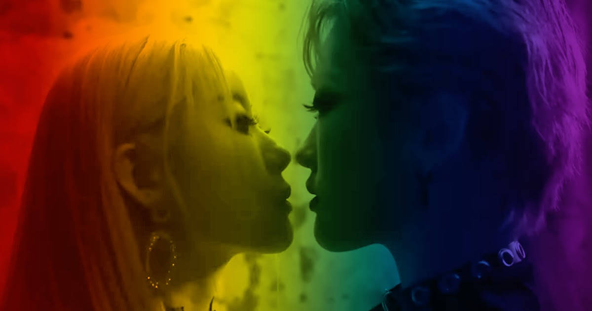 Love Is Love Lesbian Couple Background