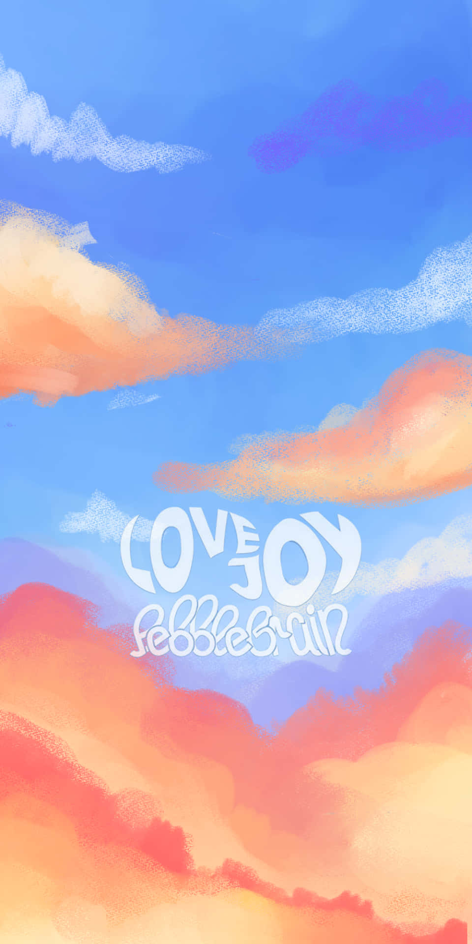 Love Joy Pebble Brain Album Art Background